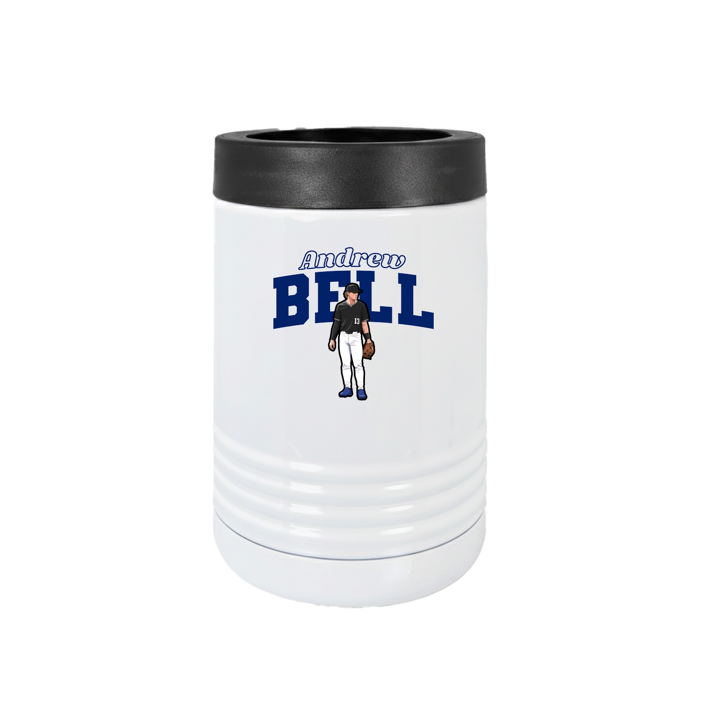 Beverage Holder — Name Arch in White