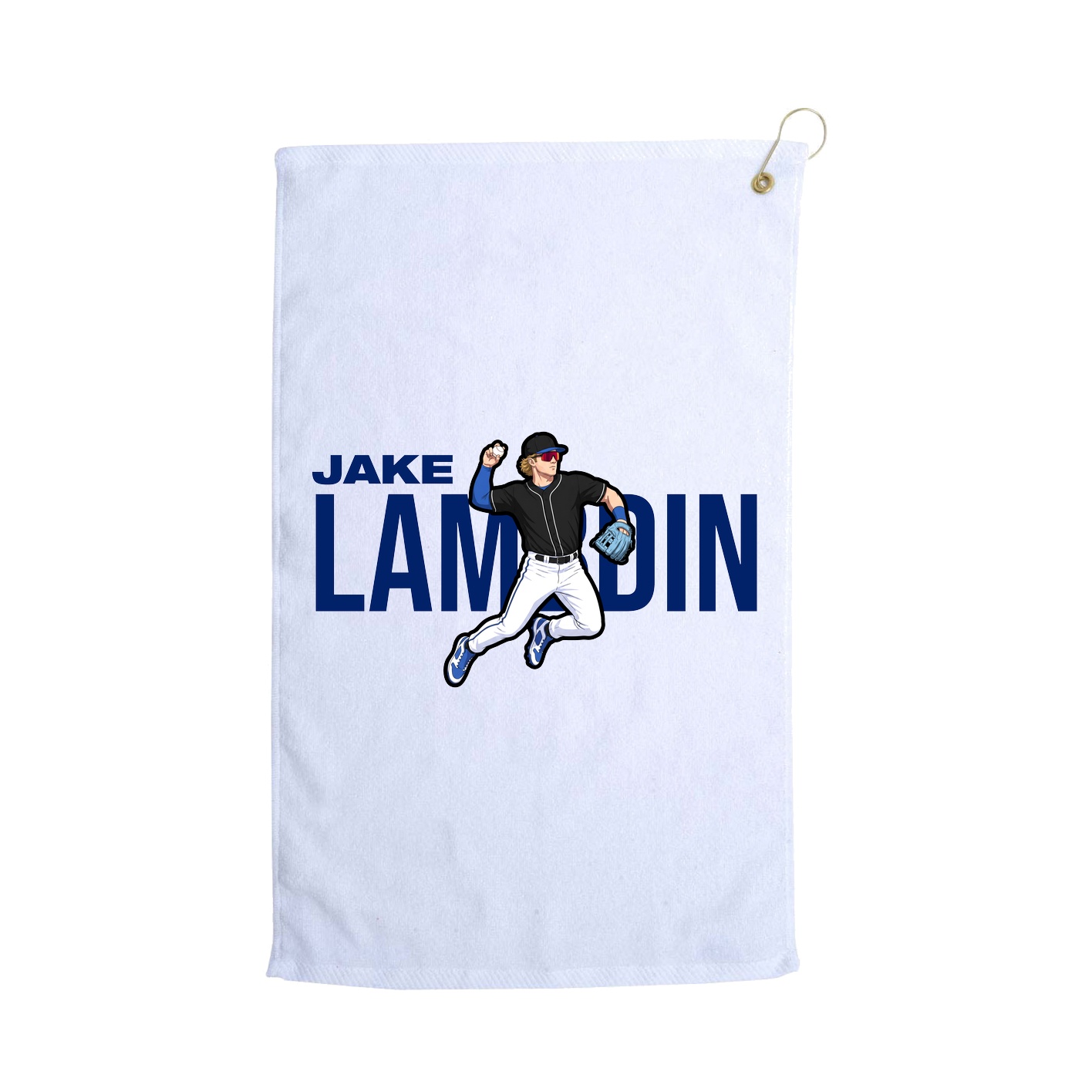 Golf Towel — Player Name in White