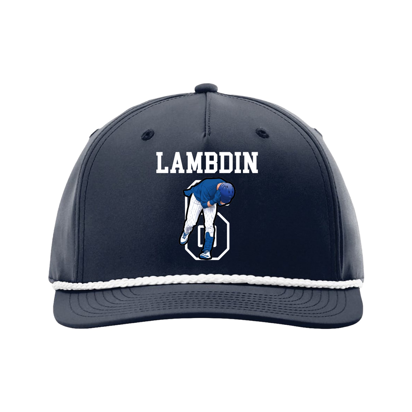 Five-Panel Classic Rope Cap — Shirsey in Navy