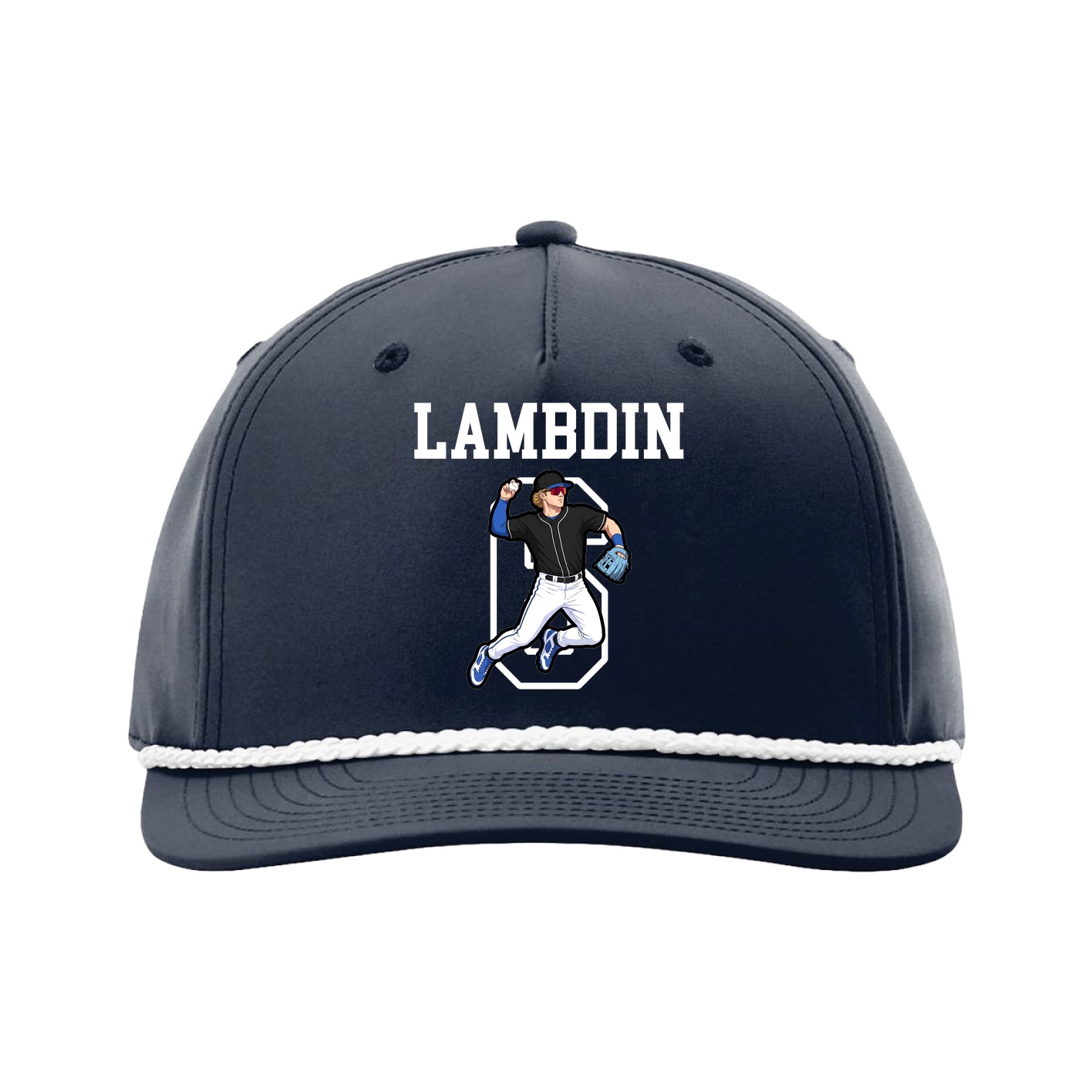 Five-Panel Classic Rope Cap — Shirsey in Navy