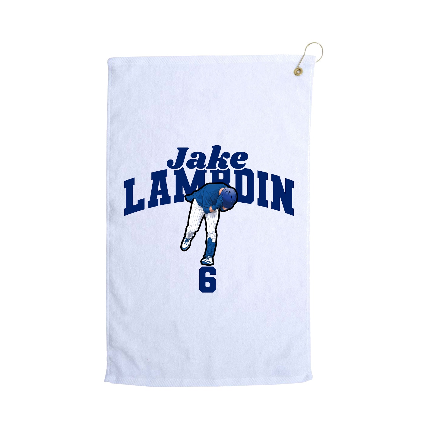 Golf Towel — Signature Arch in White