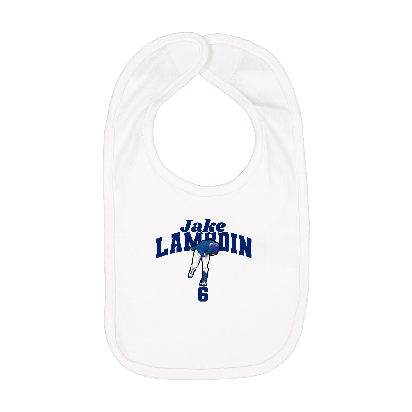 Infant Bib — Signature Arch in White