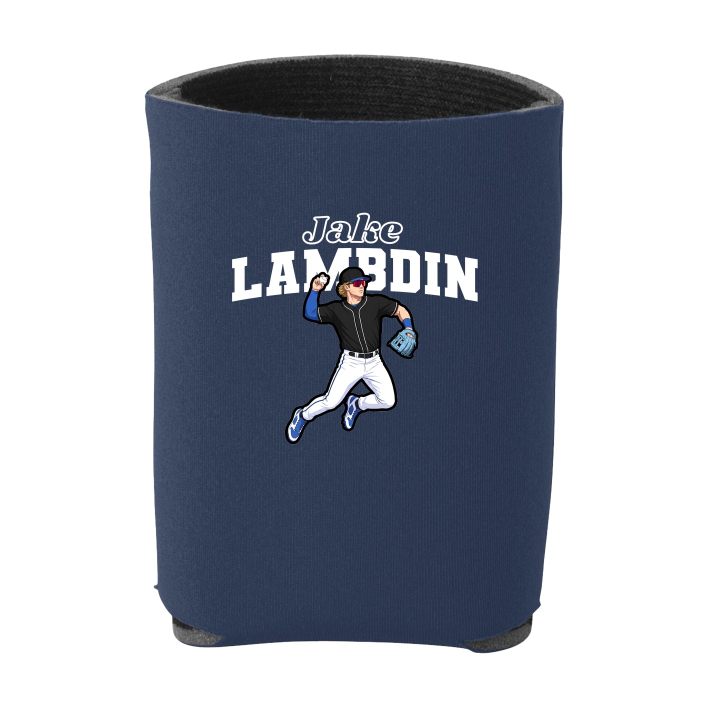 Can Holder — Name Arch in Navy