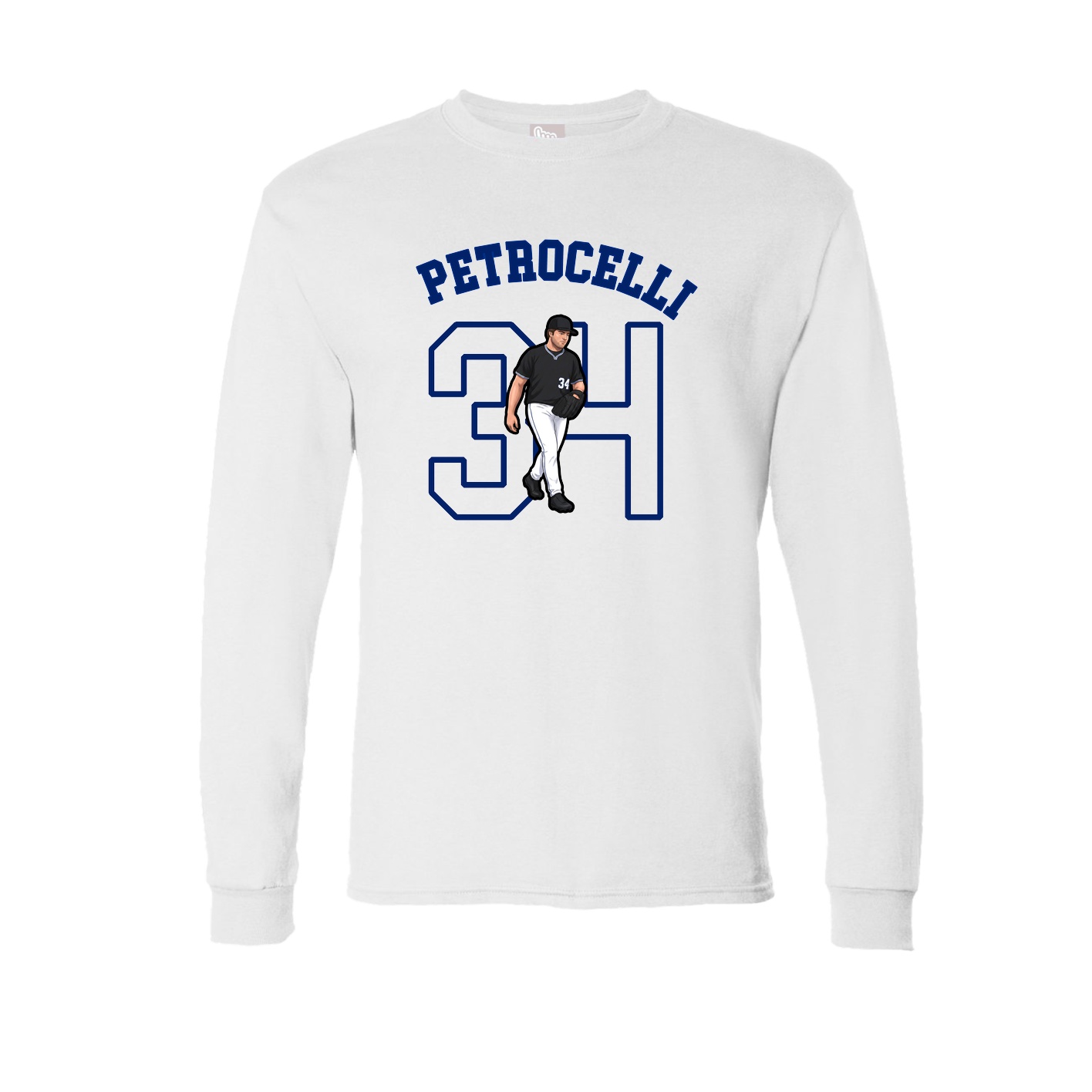 Long Sleeve Tee — Shirsey Arch in White