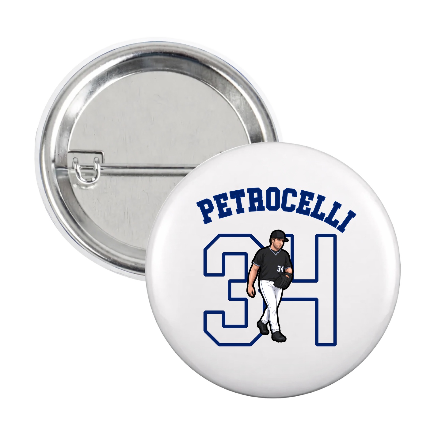 Game Day Button — Shirsey Arch in White