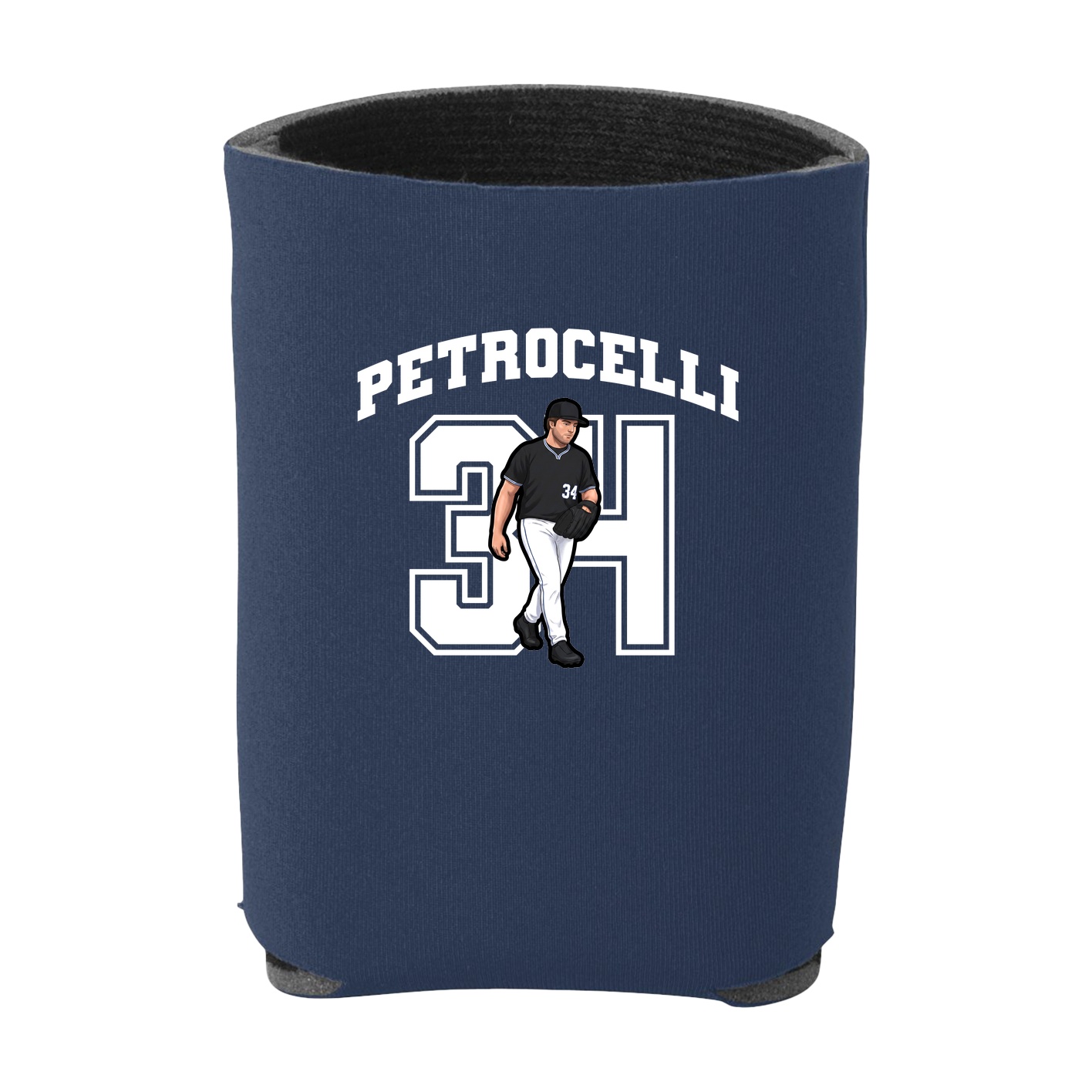 Can Holder — Number in Navy