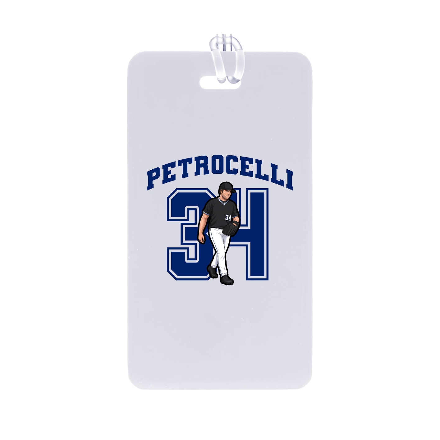 Bag Tag — Number in Classic