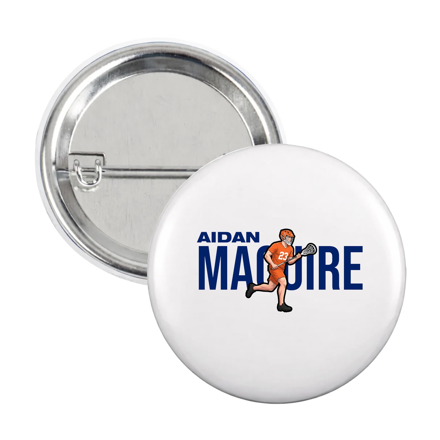 Game Day Button — Player Name in White