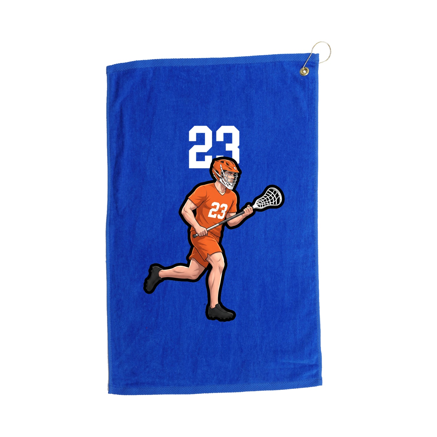 Golf Towel — Number Top in Royal