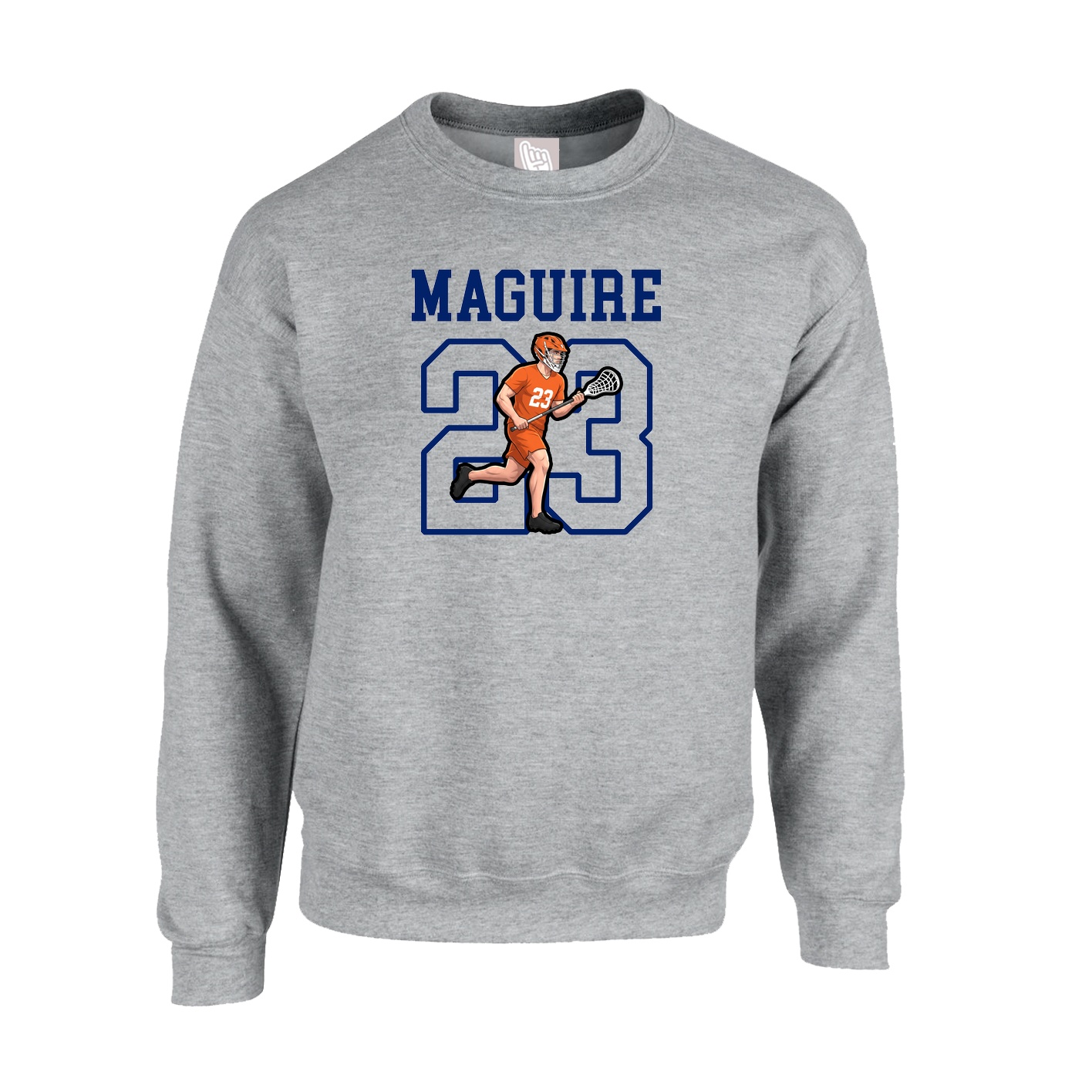 Fleece Crew — Shirsey in Grey