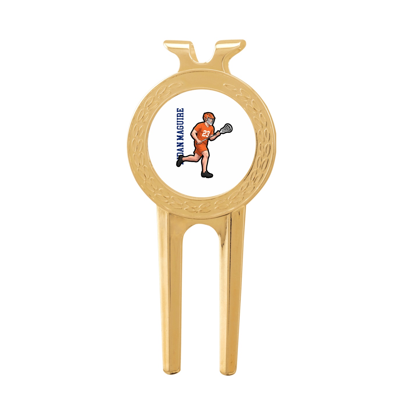 Divot Tool with Ball Marker — Name Vertical in Classic