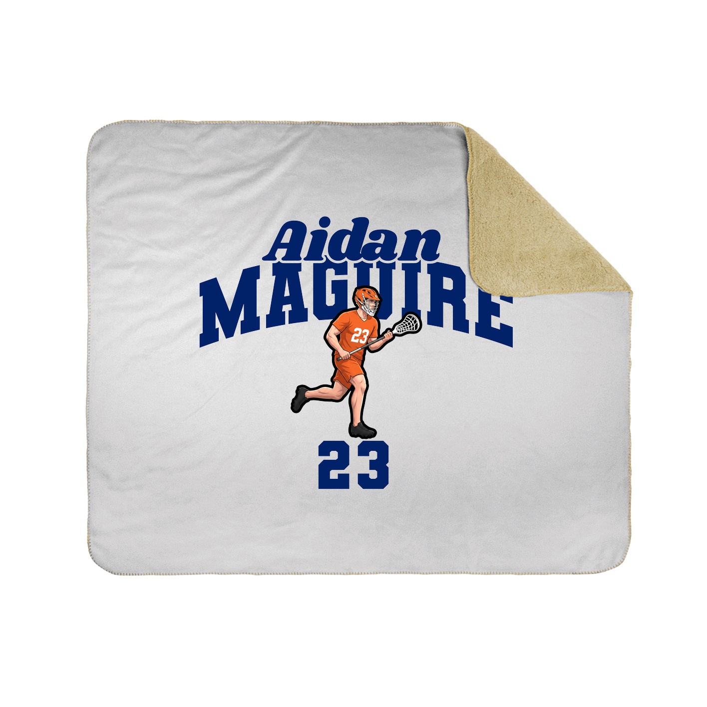 Throw Blanket — Signature Arch in White