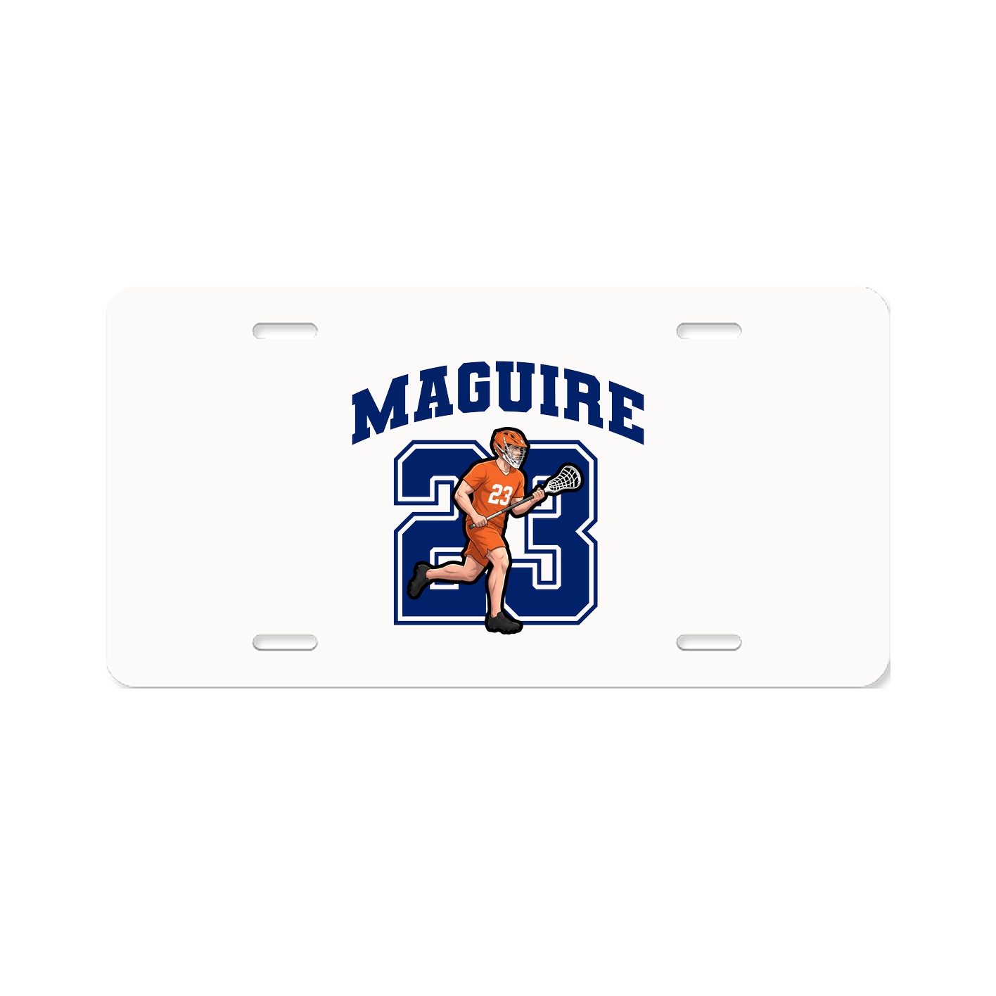 License Plate — Number in Classic