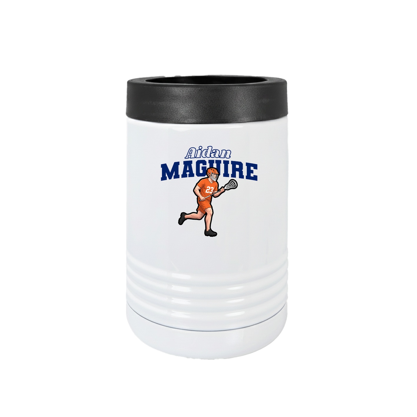 Beverage Holder — Name Arch in White