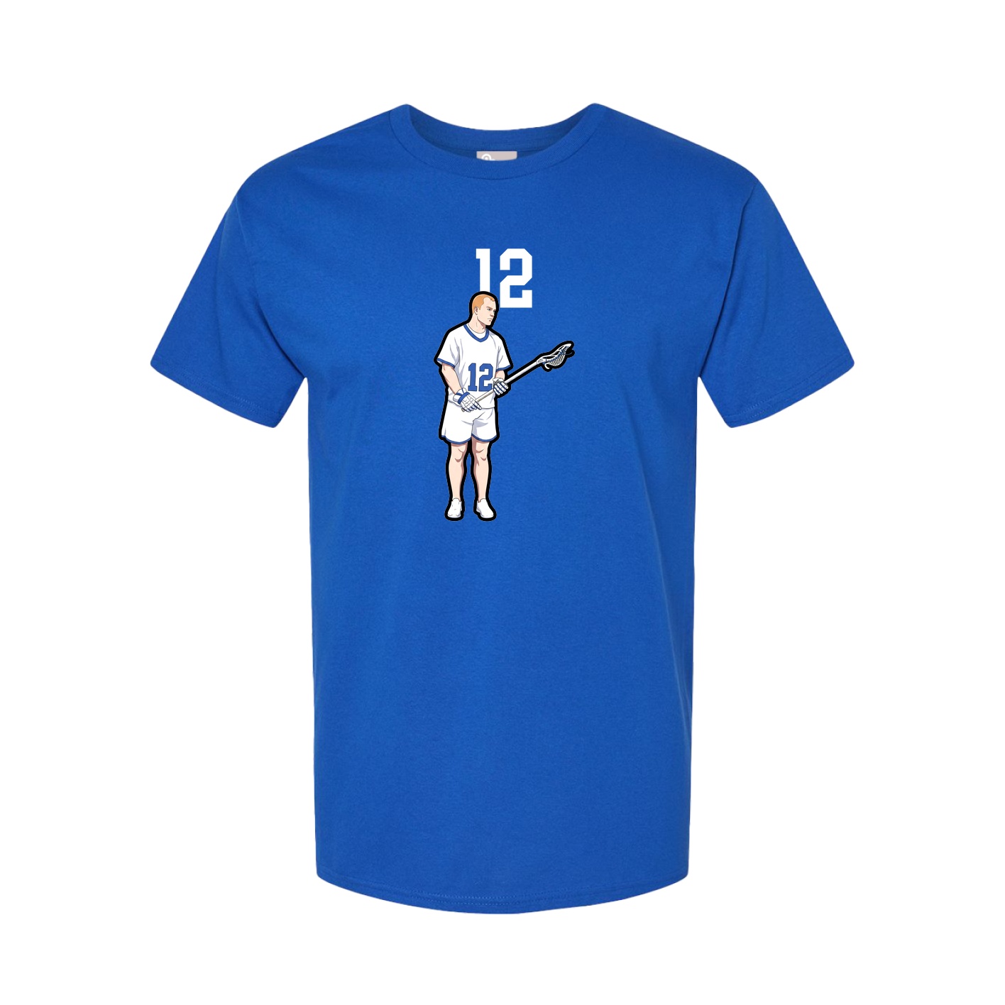 Youth Tee — Number Top in Royal