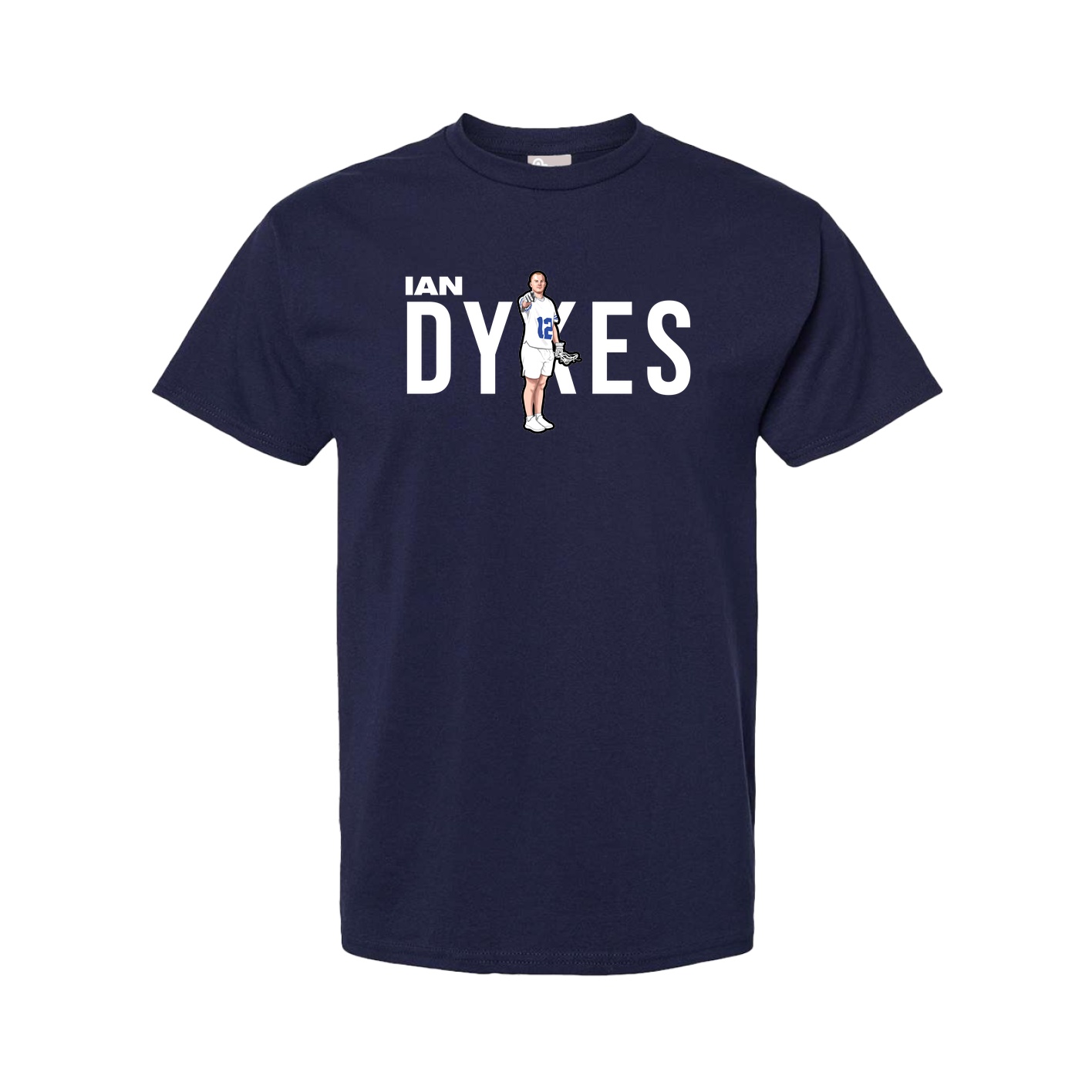 Tee — Player Name in Navy