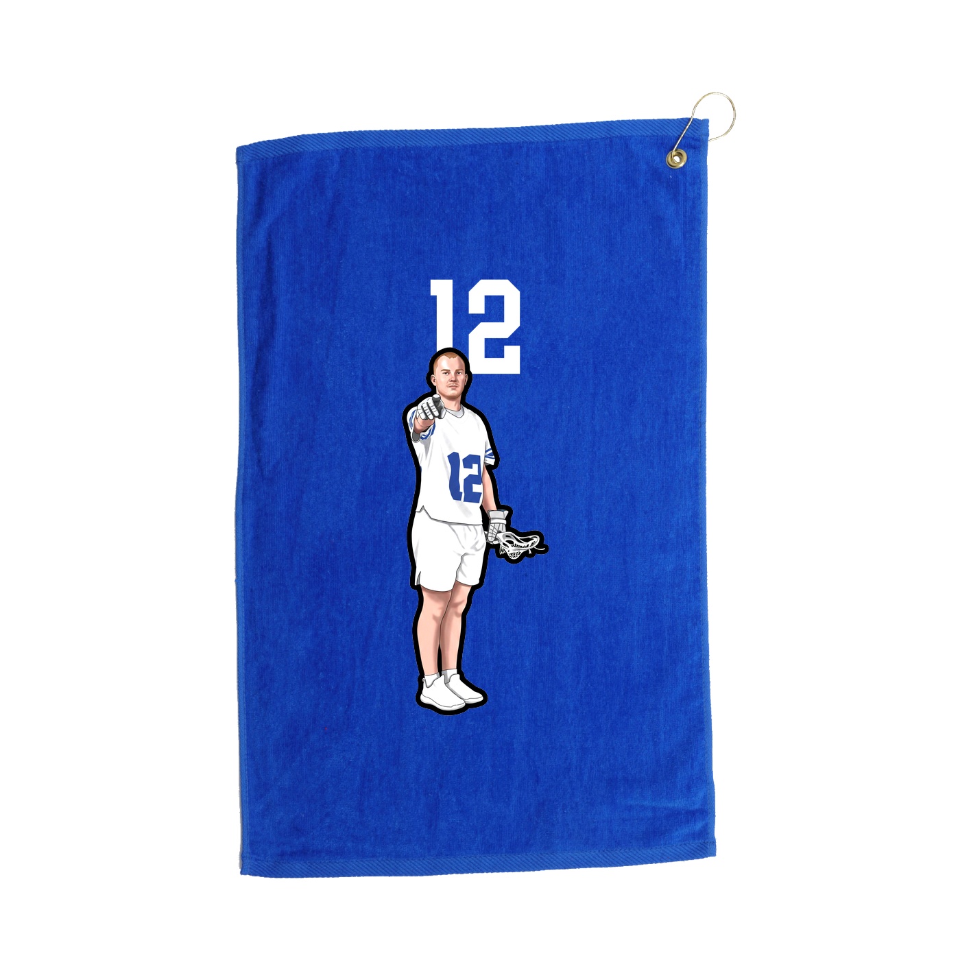 Golf Towel — Number Top in Royal