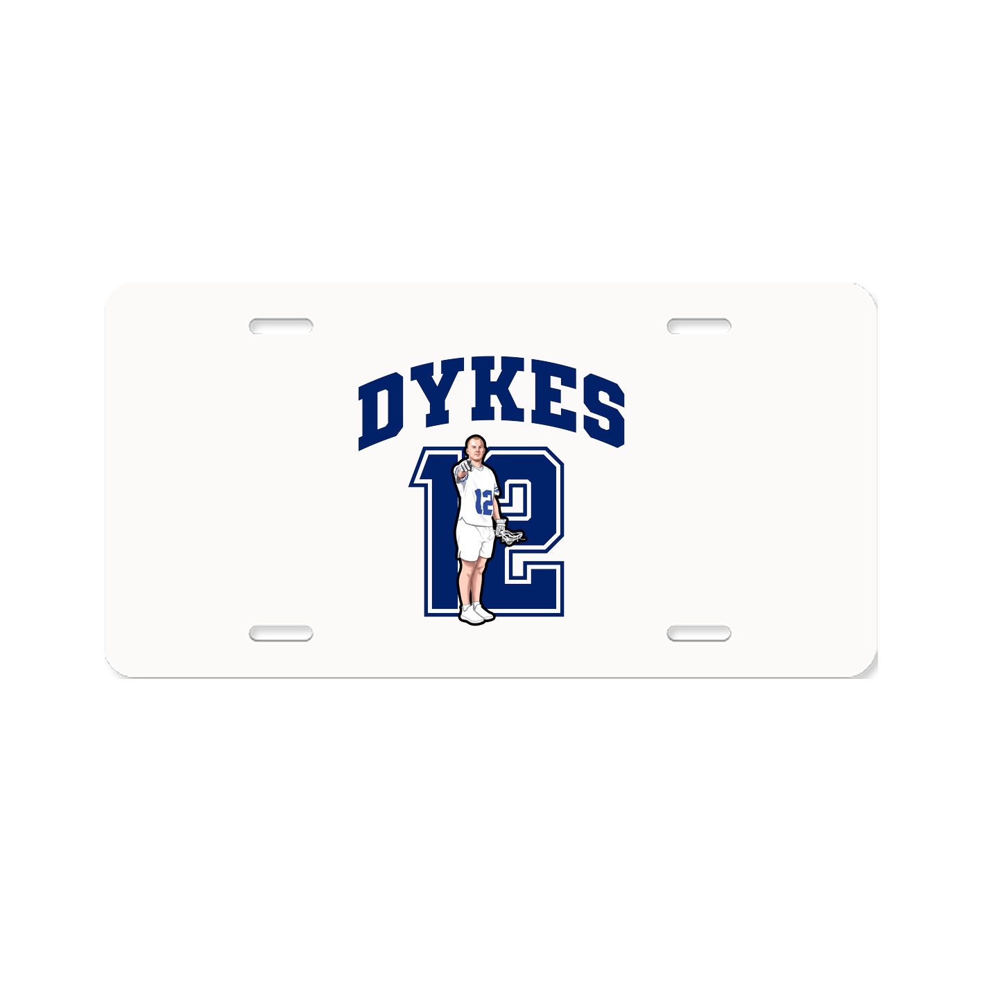 License Plate — Number in Classic