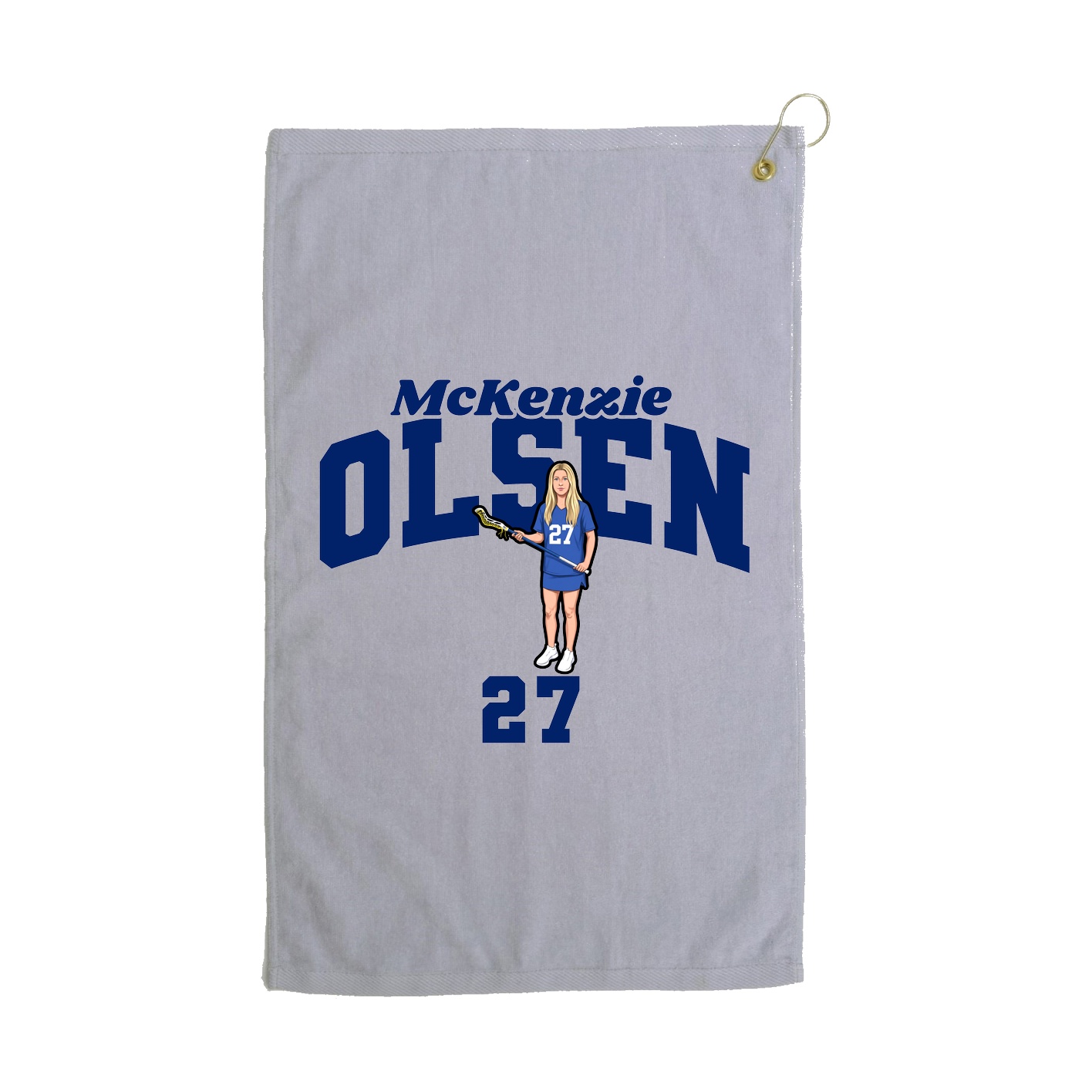 Golf Towel — Signature Arch in Grey