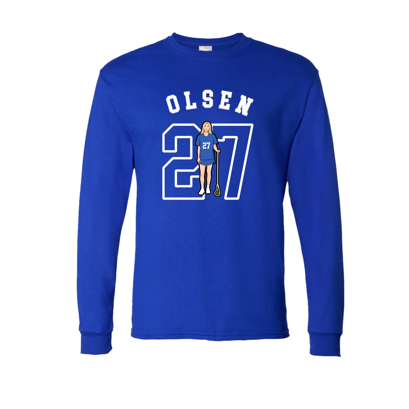 Long Sleeve Tee — Shirsey Arch in Royal