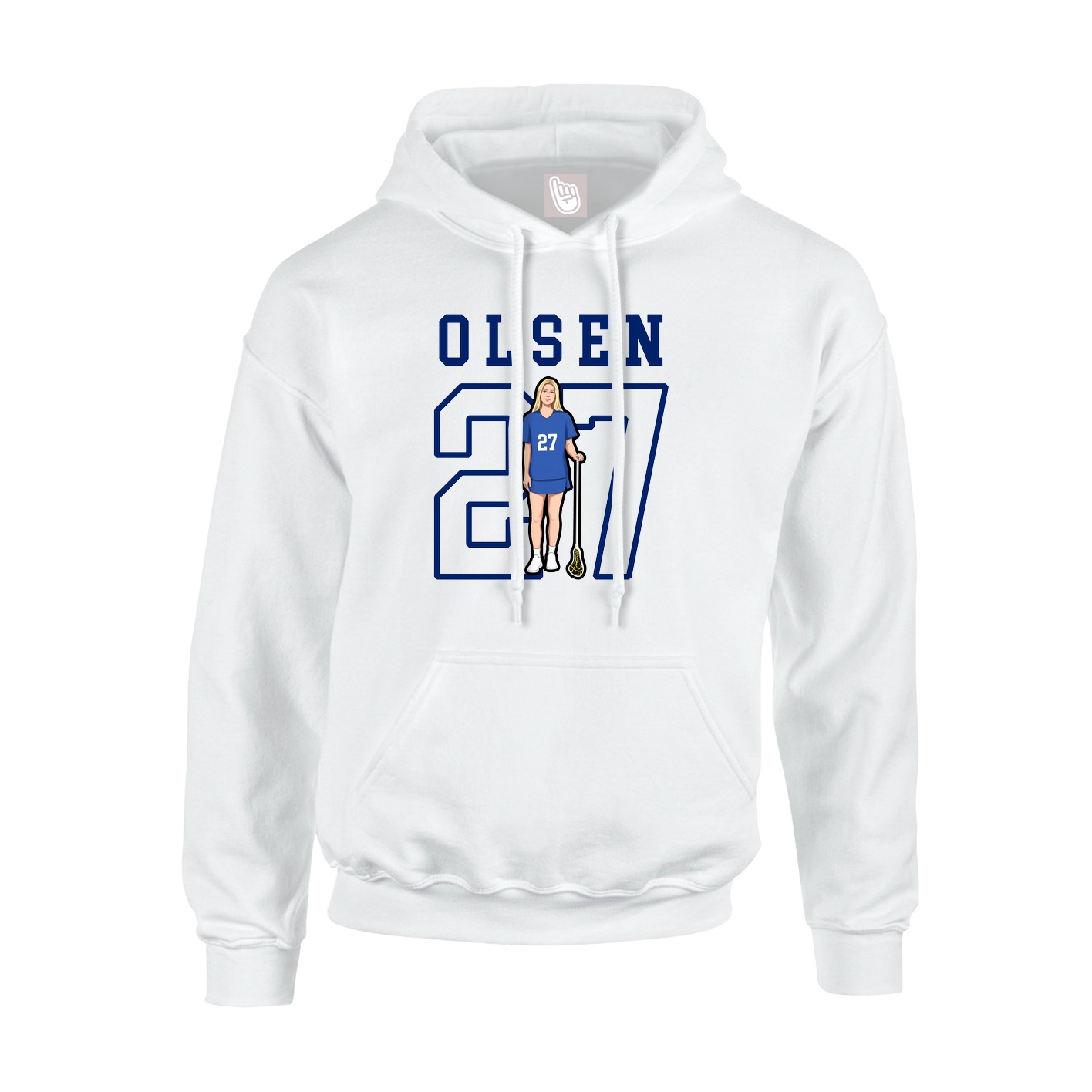 Youth Hoodie — Shirsey in White