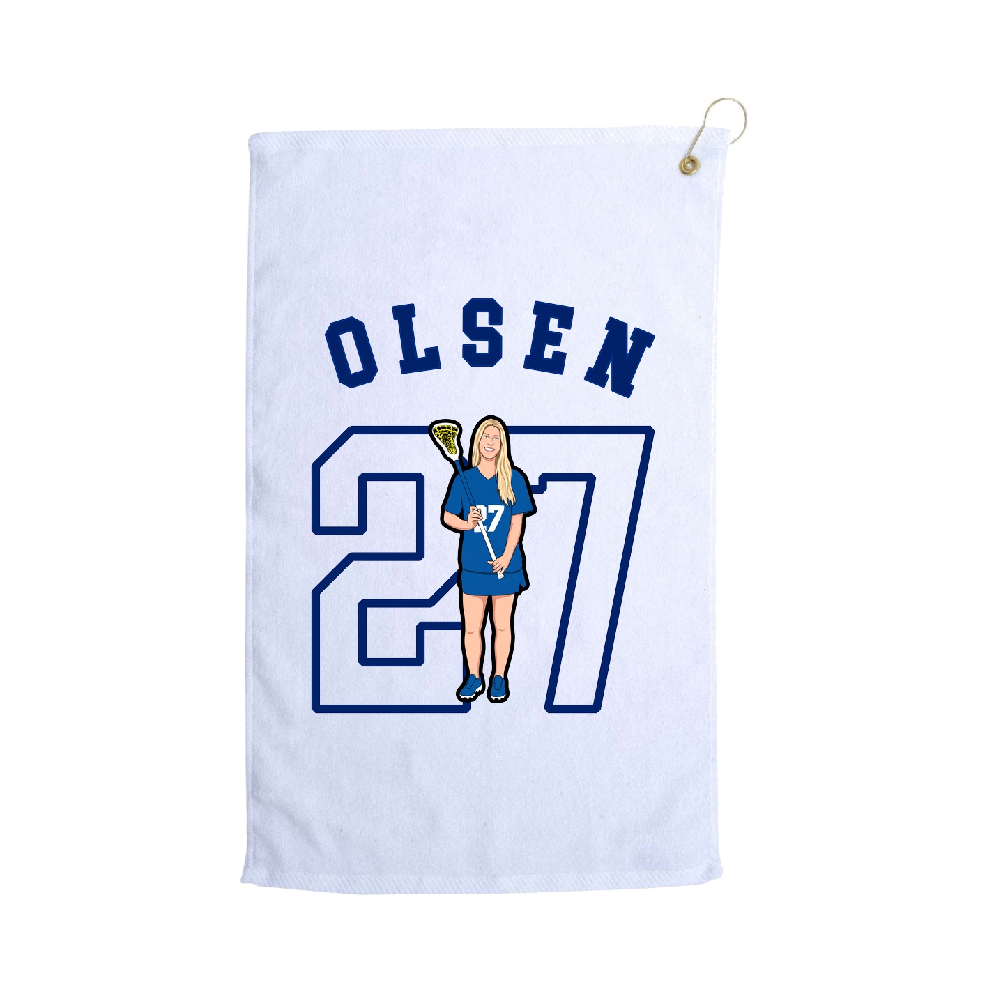 Golf Towel — Shirsey Arch in White