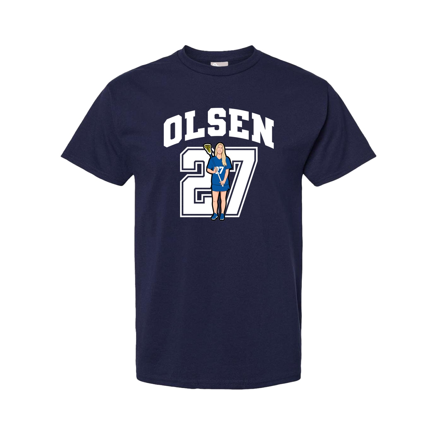 Tee — Number in Navy