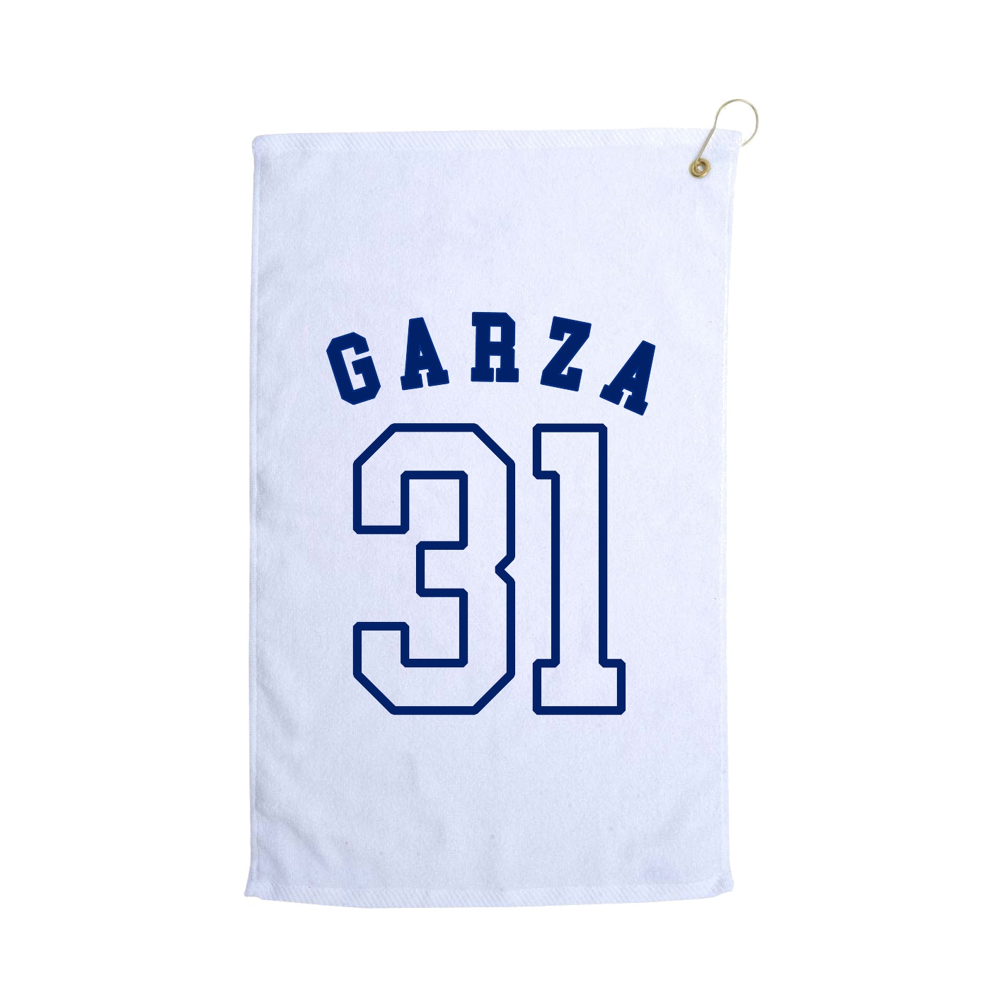 Golf Towel — Shirsey Arch in White