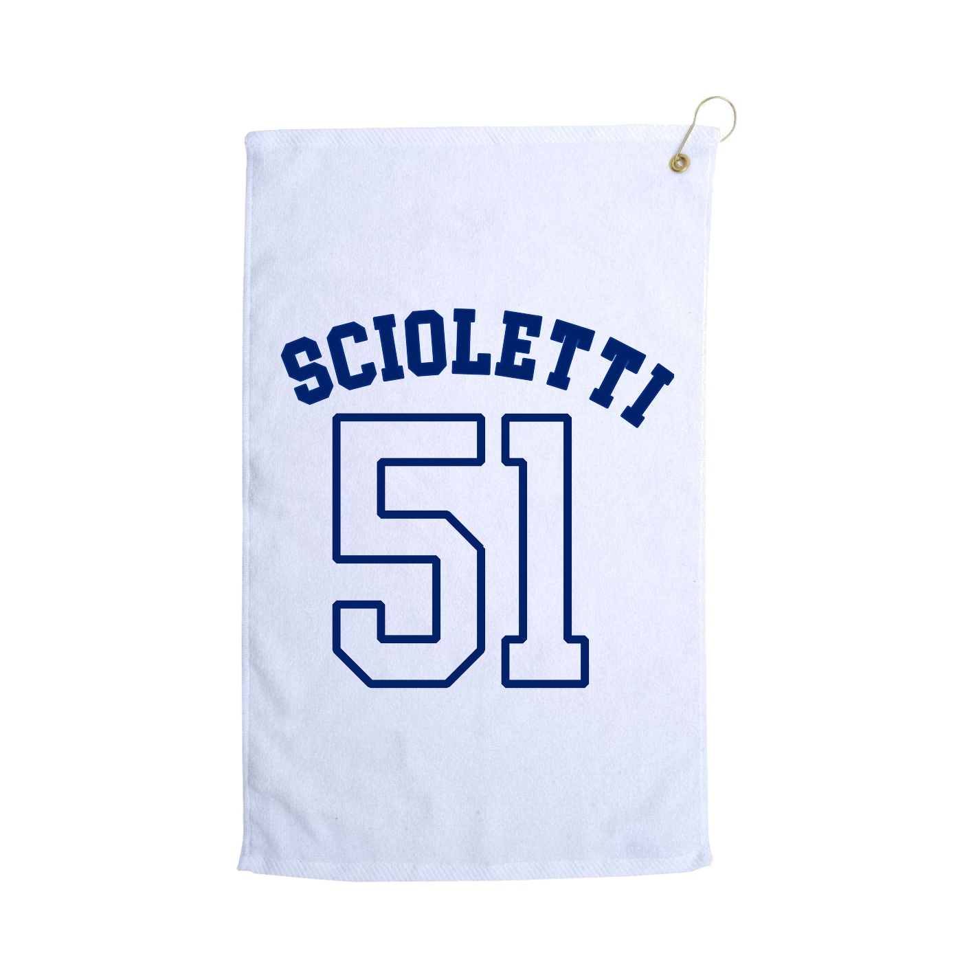 Golf Towel — Shirsey Arch in White