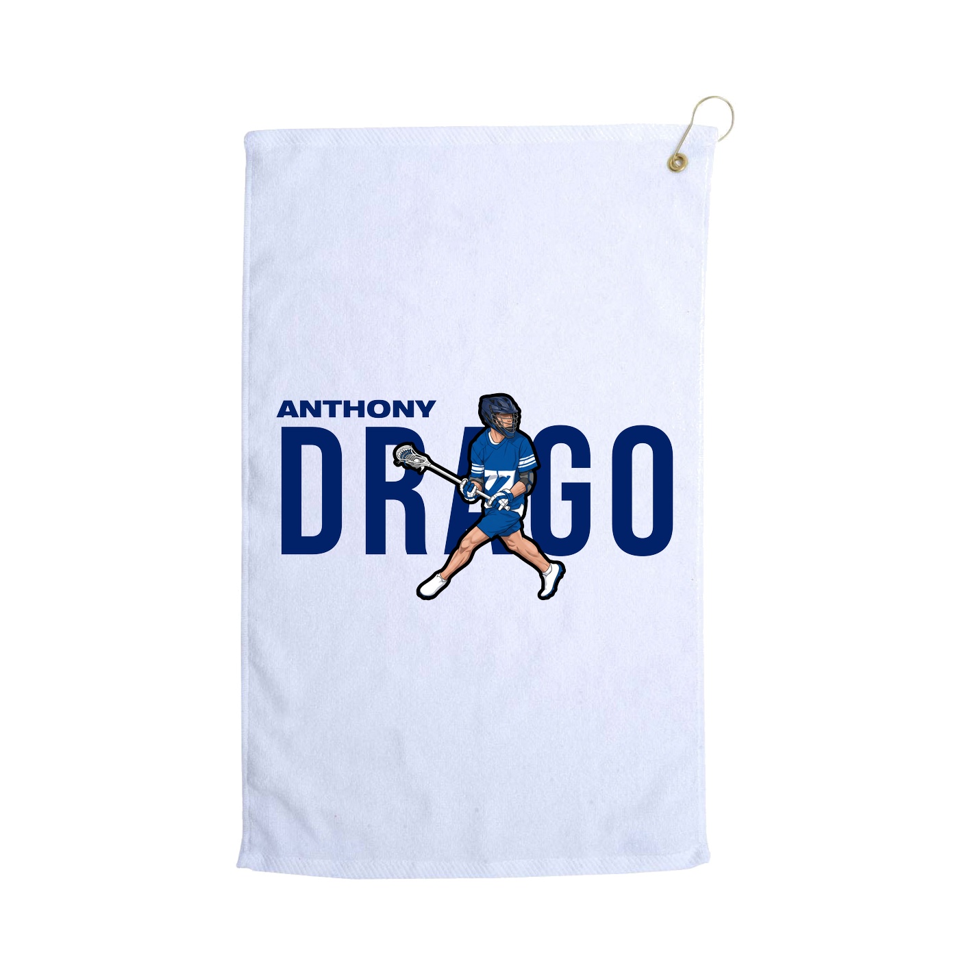 Golf Towel — Player Name in White