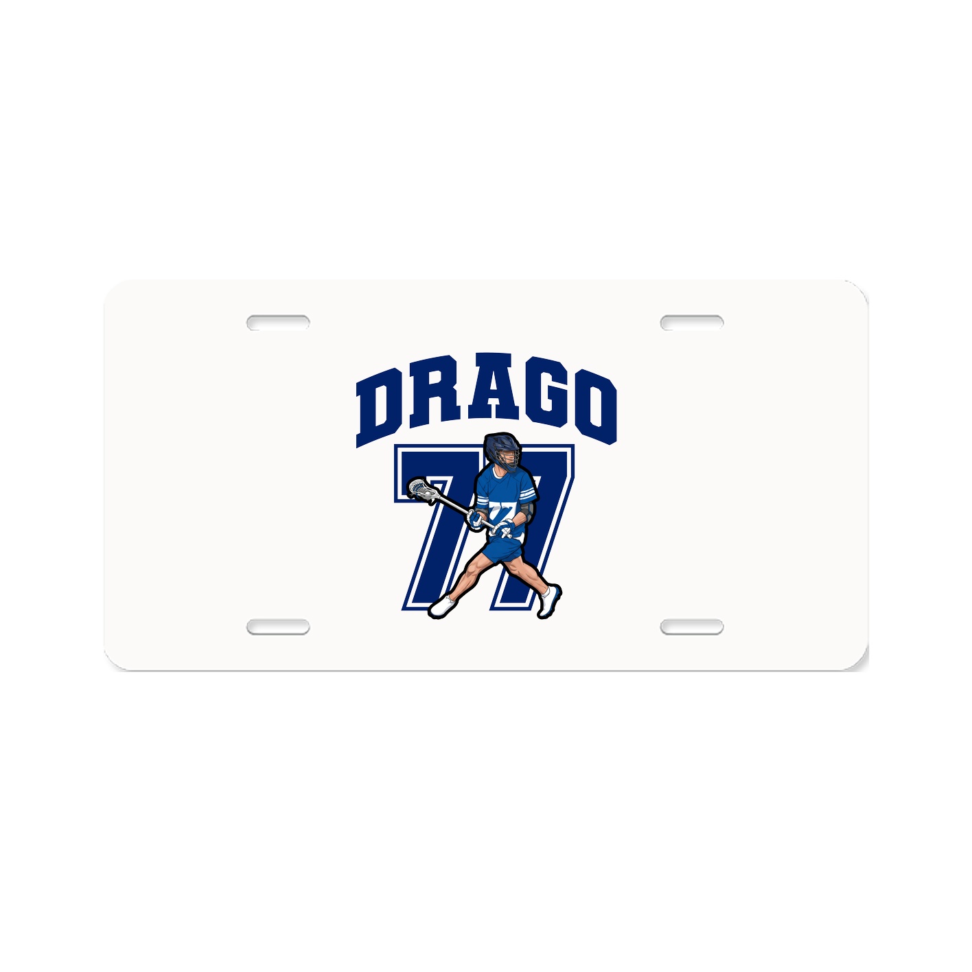 License Plate — Number in Classic