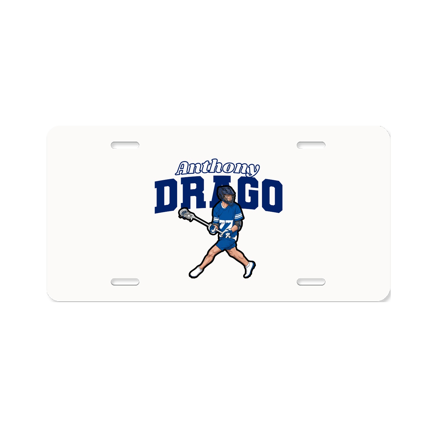 License Plate — Name Arch in Classic
