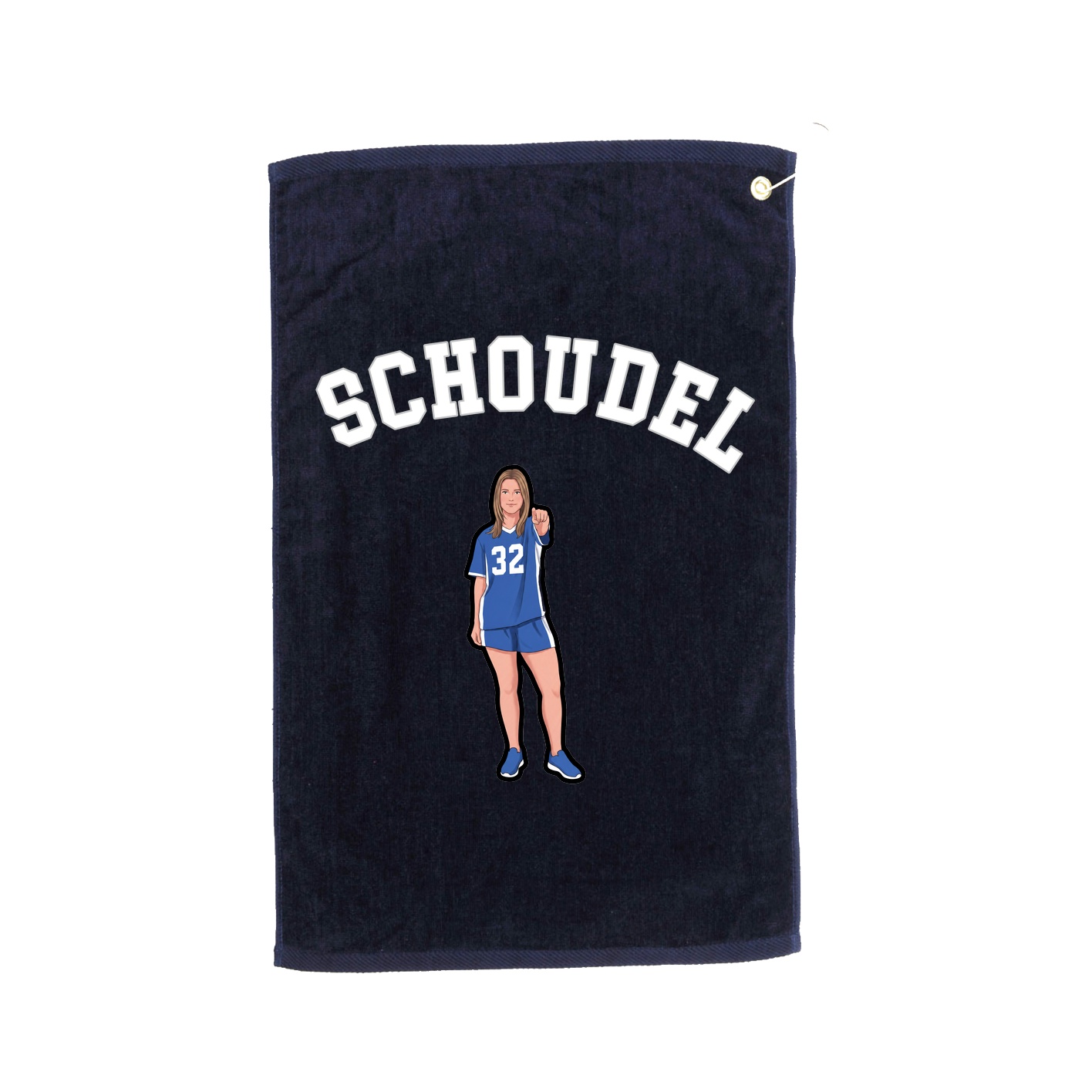 Golf Towel — Shirsey Arch in Navy