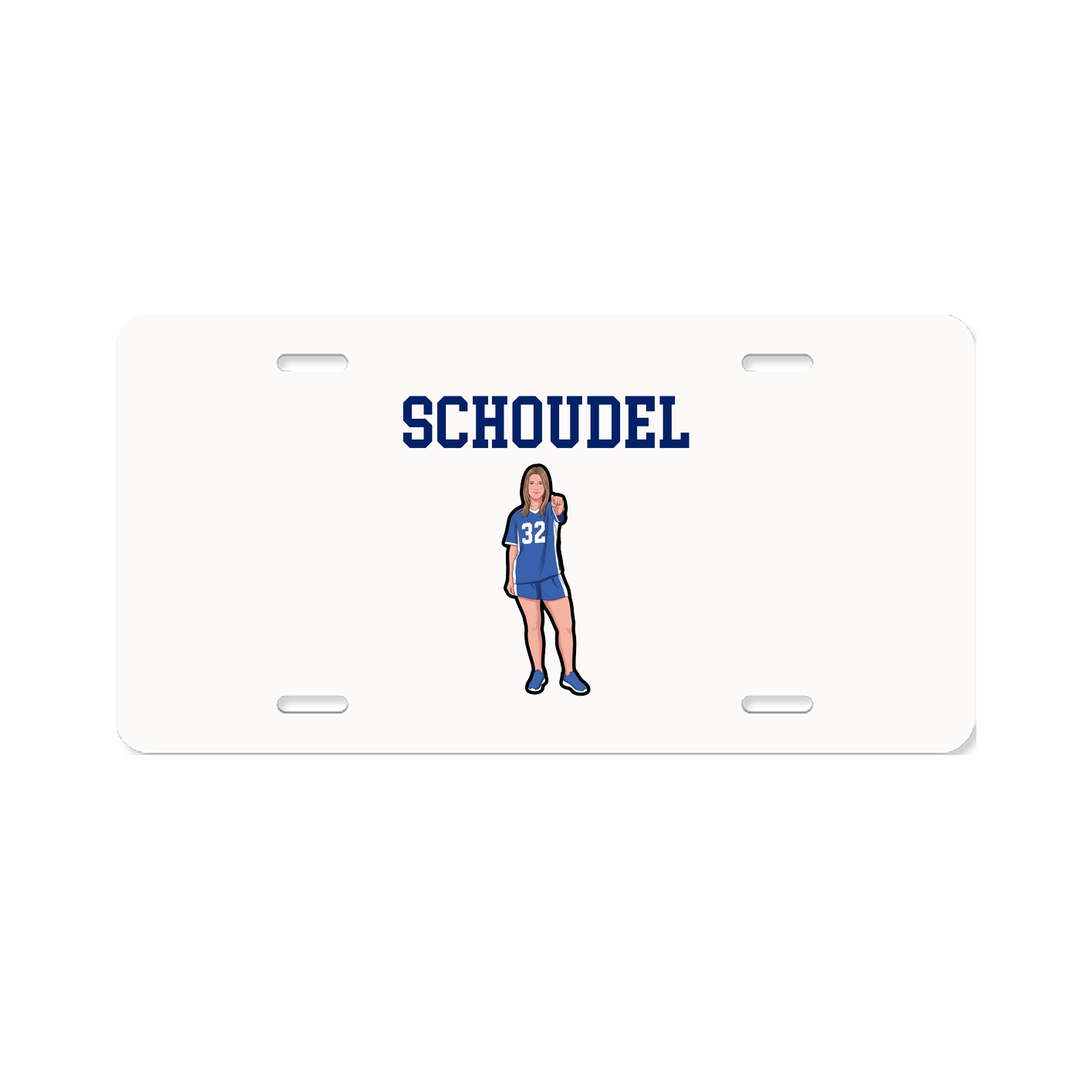 License Plate — Shirsey in Classic