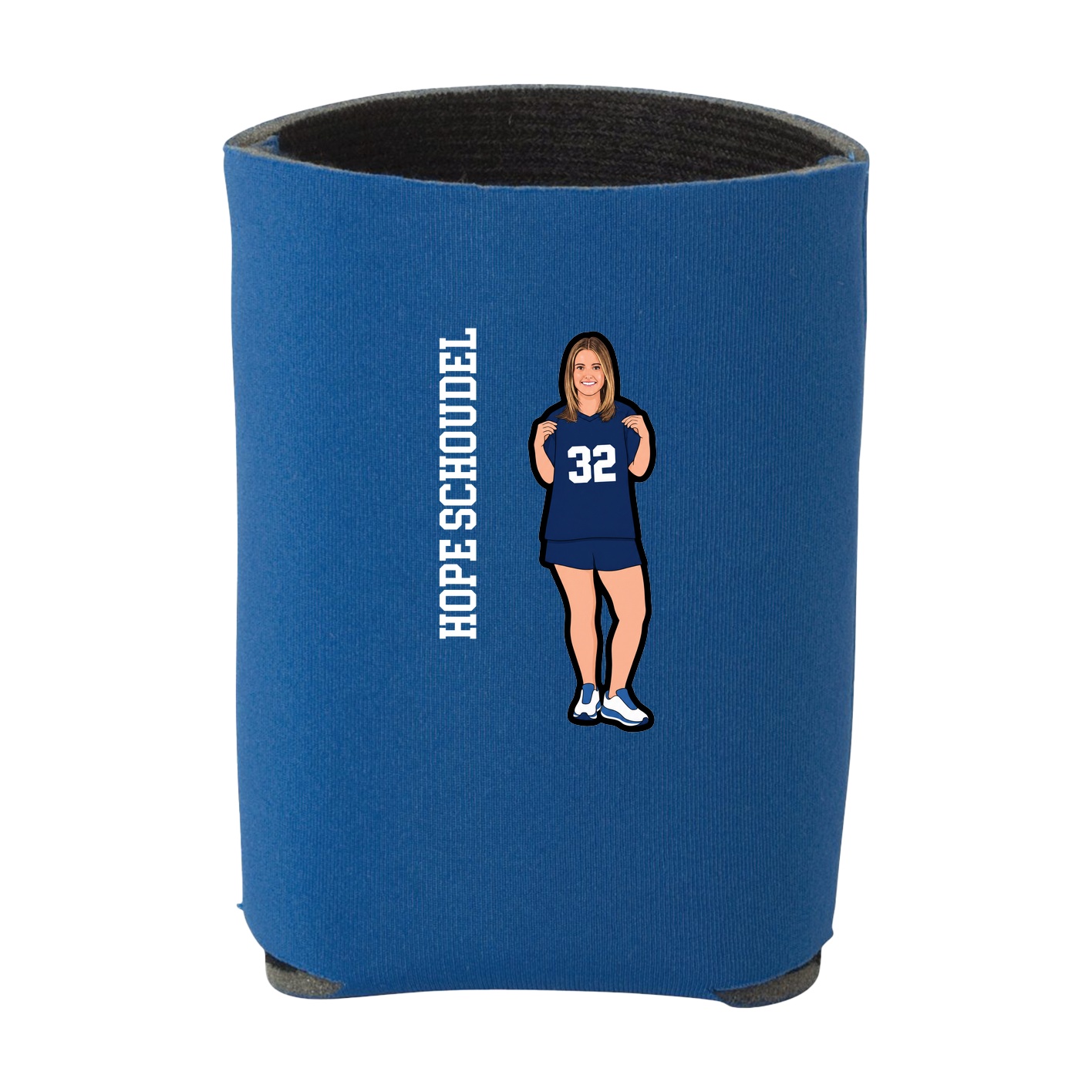 Can Holder — Name Vertical in Royal