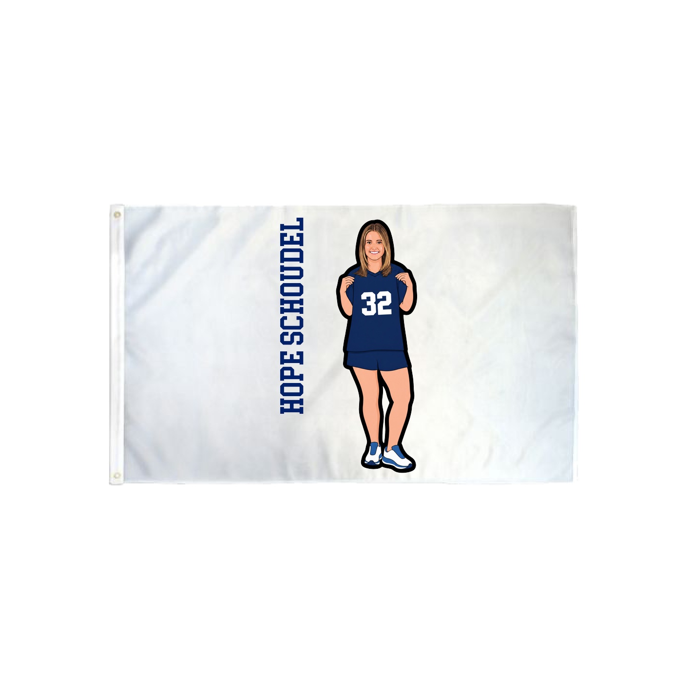 3x5 Flag — Name Vertical in Classic