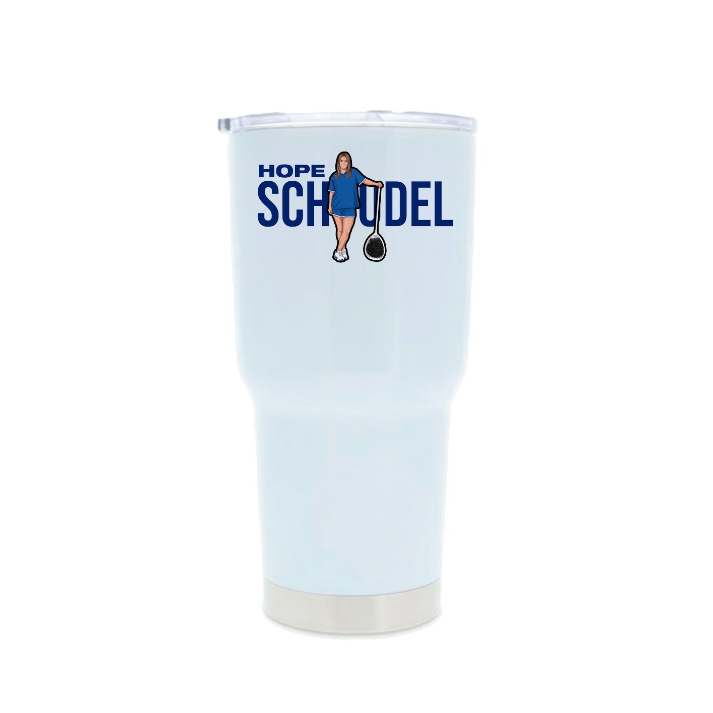 30oz Stainless Steel Tumbler — Player Name in White