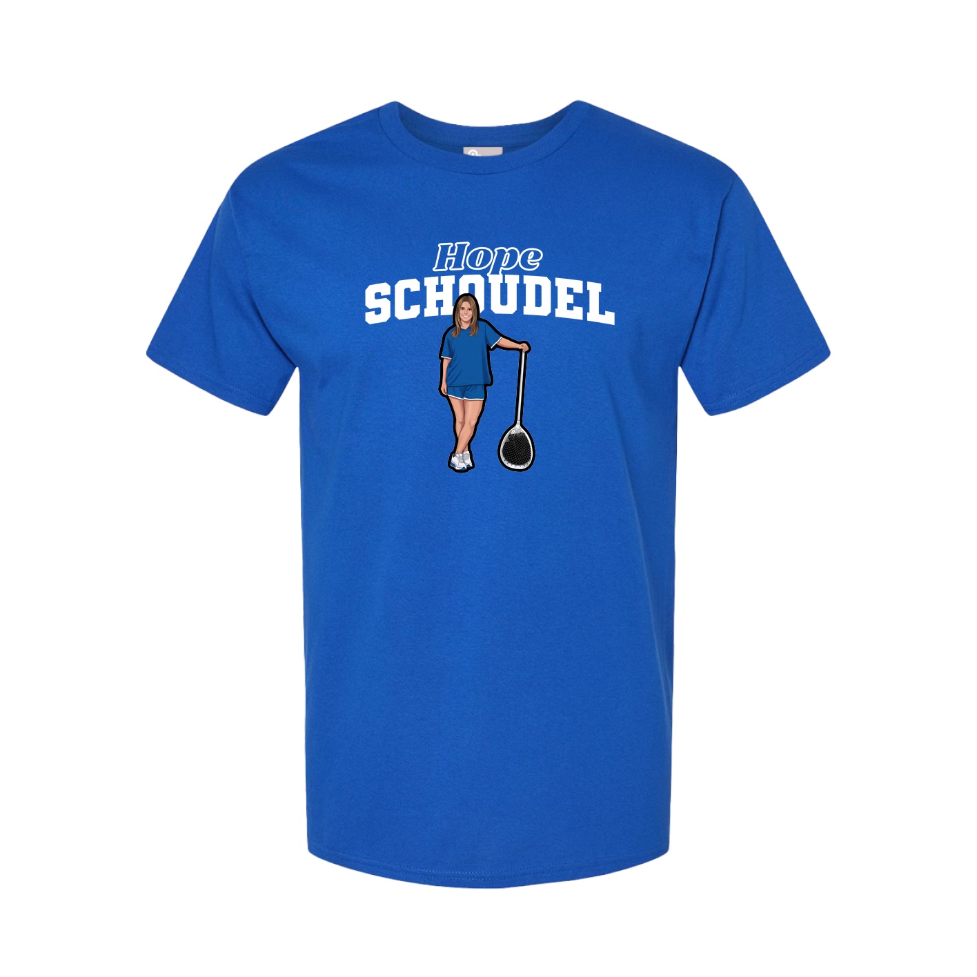 Youth Tee — Name Arch in Royal