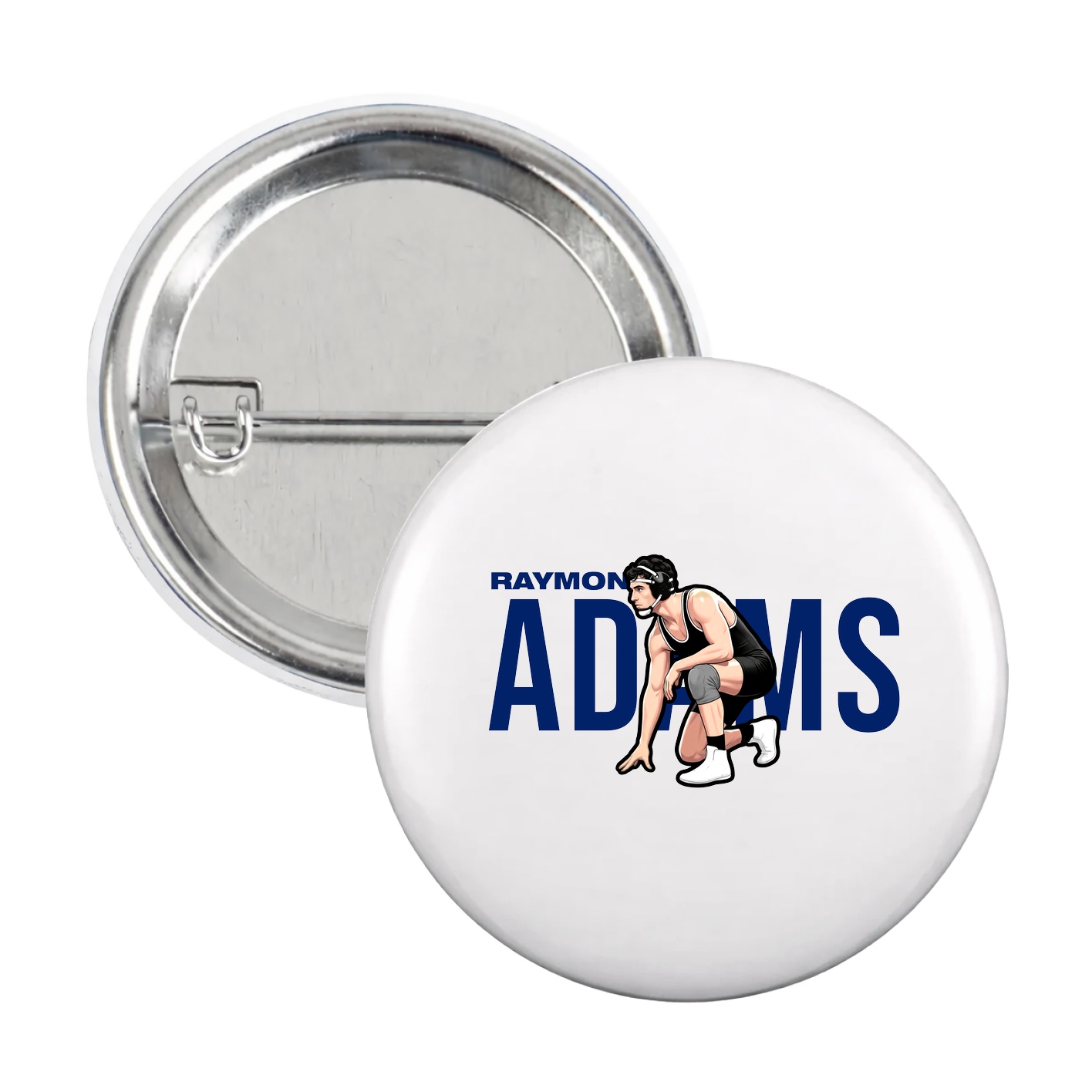Game Day Button — Player Name in White