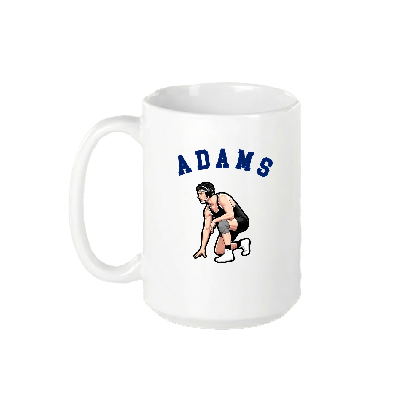 15oz Coffee Mug — Shirsey Arch in White