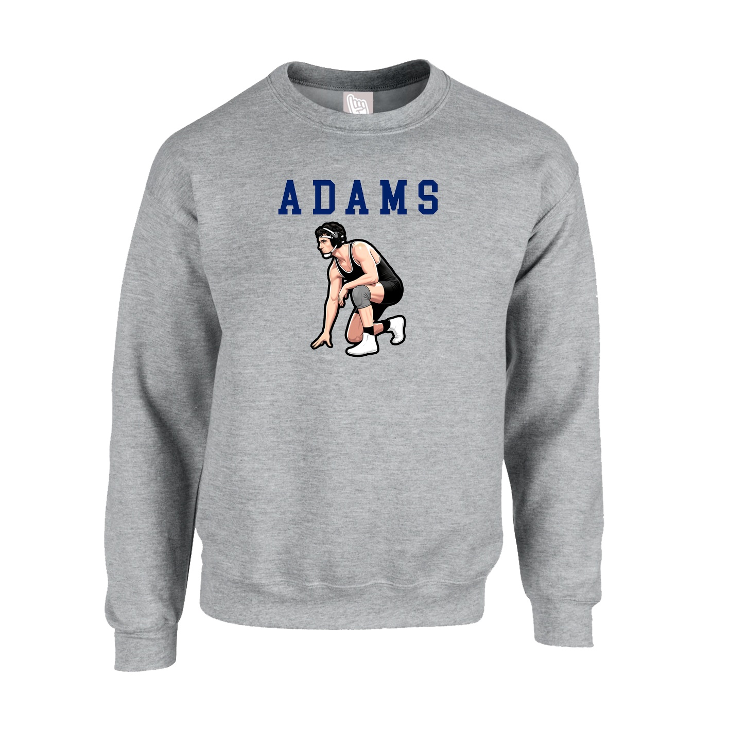 Fleece Crew — Shirsey in Grey