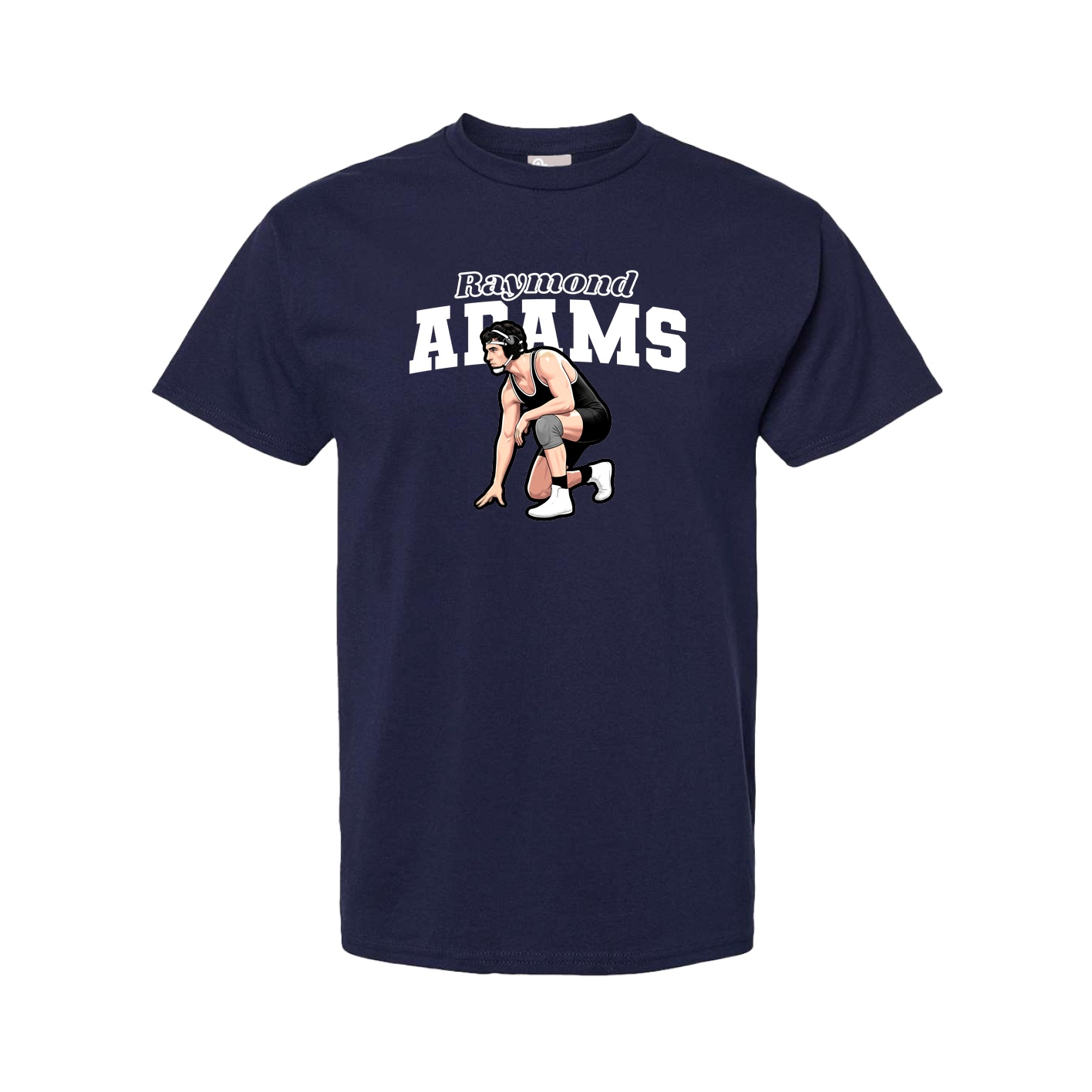 Youth Tee — Name Arch in Navy