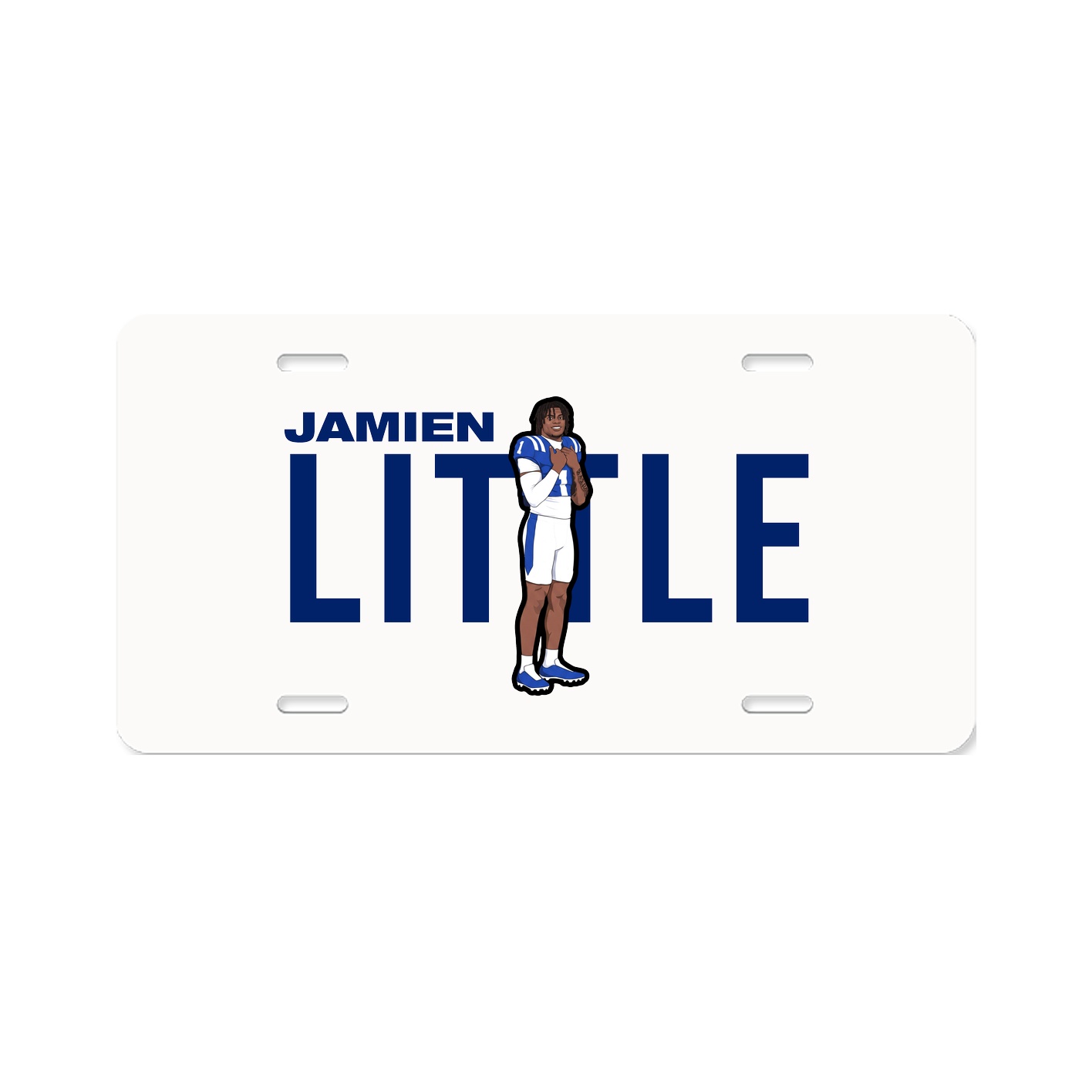 License Plate — Player Name in Classic
