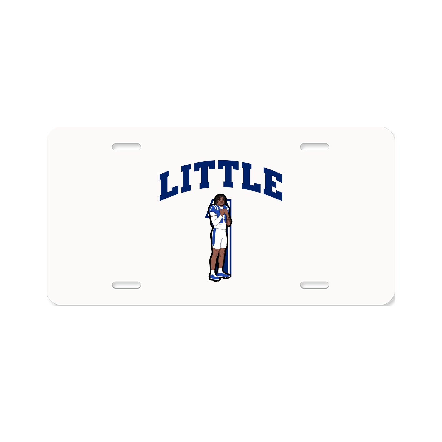 License Plate — Number in Classic