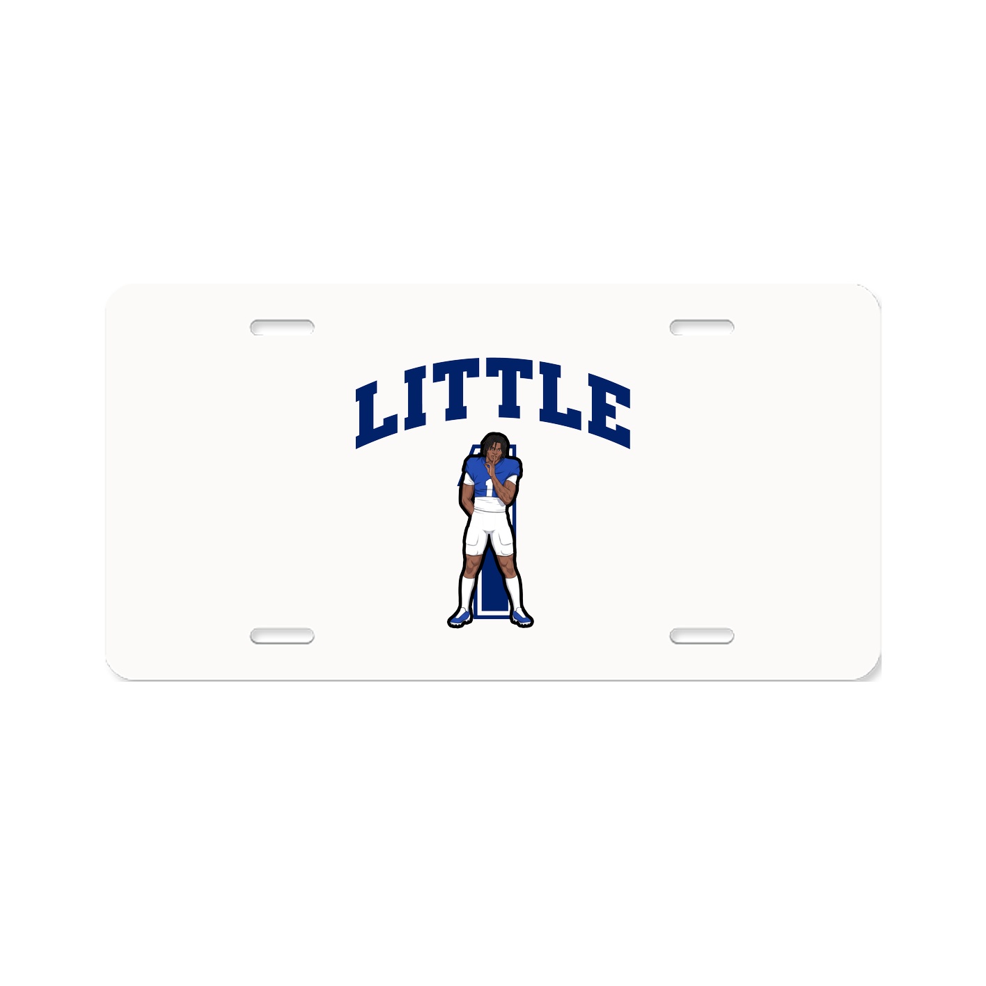 License Plate — Number in Classic