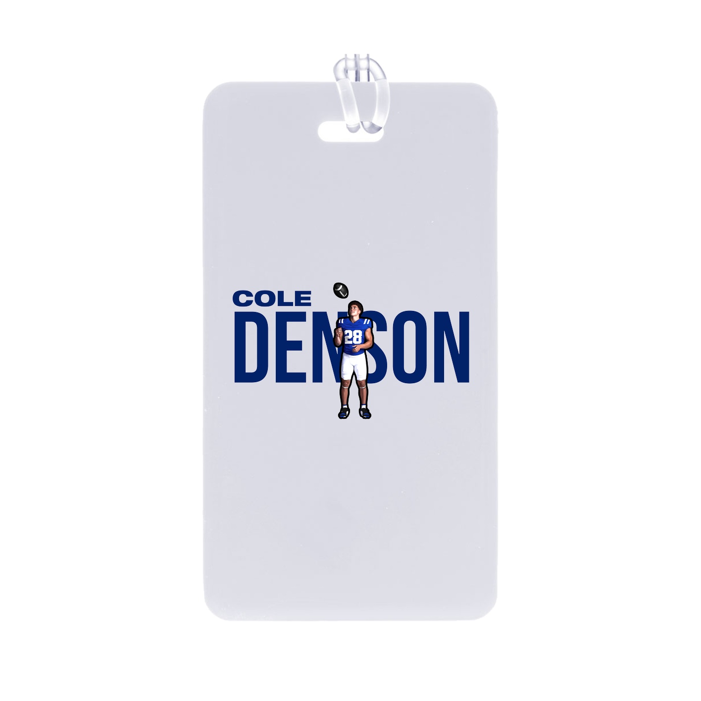 Bag Tag — Player Name in Classic