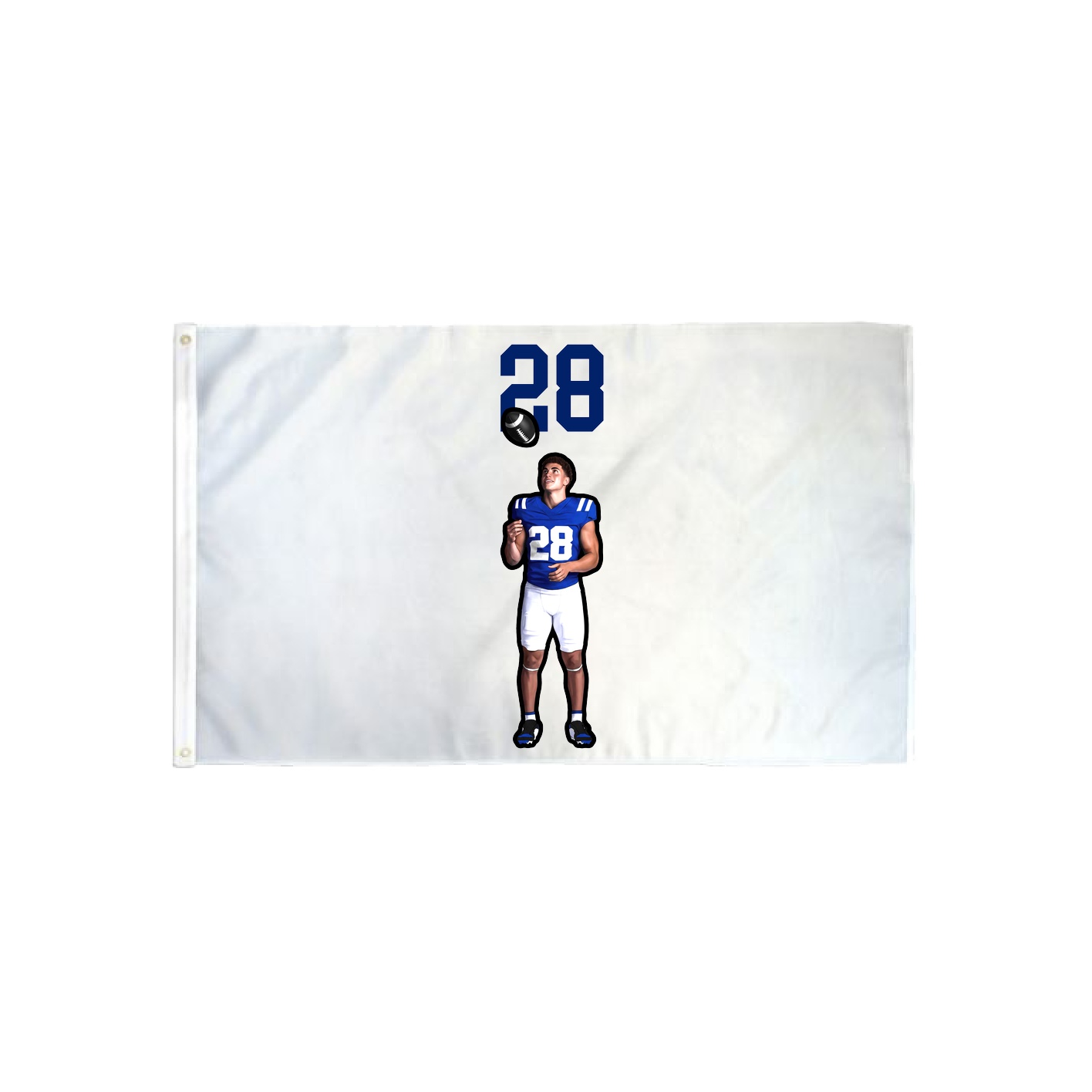 3x5 Flag — Number Top in Classic
