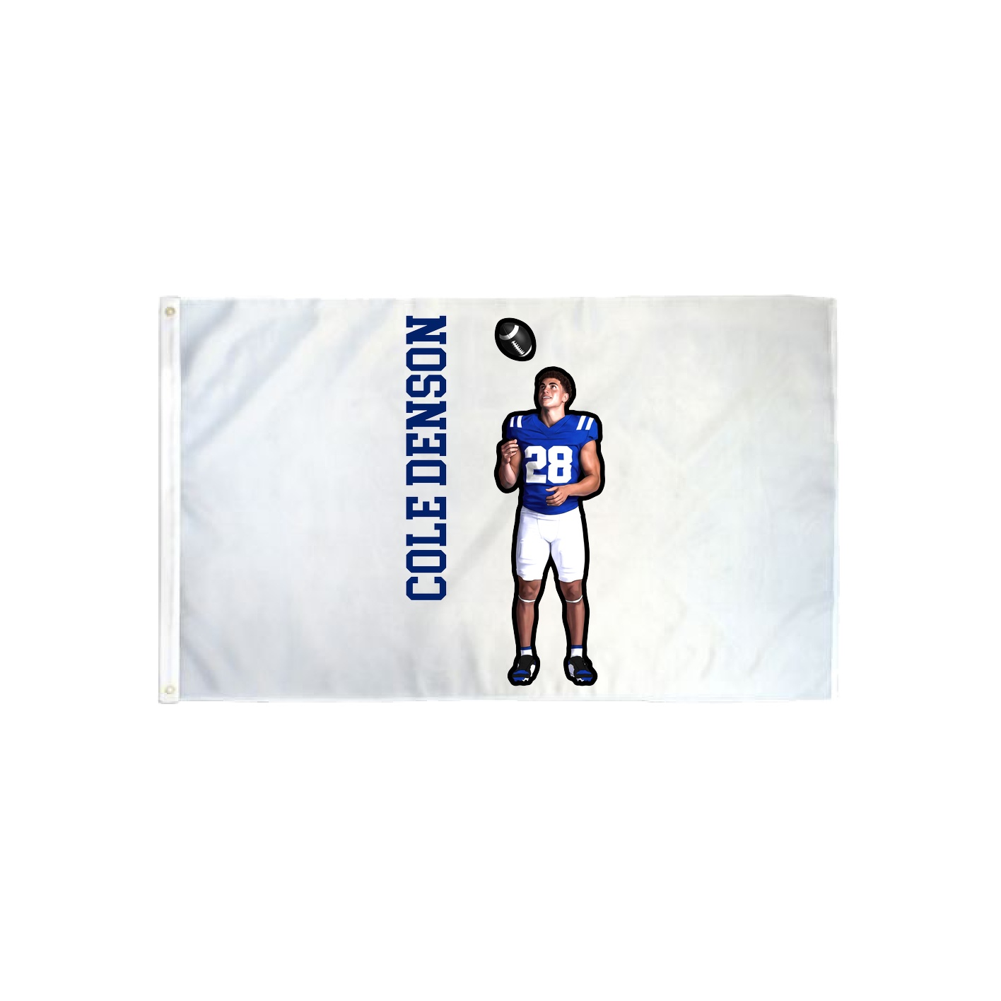 3x5 Flag — Name Vertical in Classic