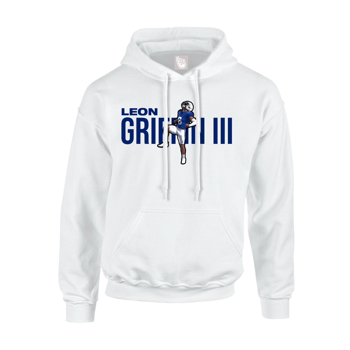 Youth Hoodie — Player Name in White