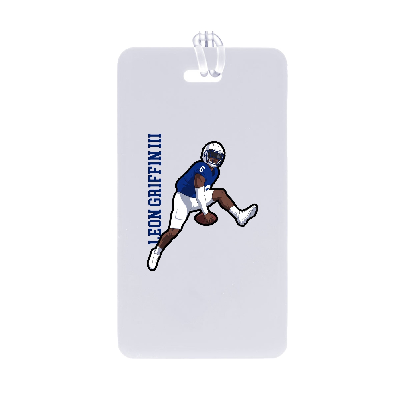 Bag Tag — Name Vertical in Classic
